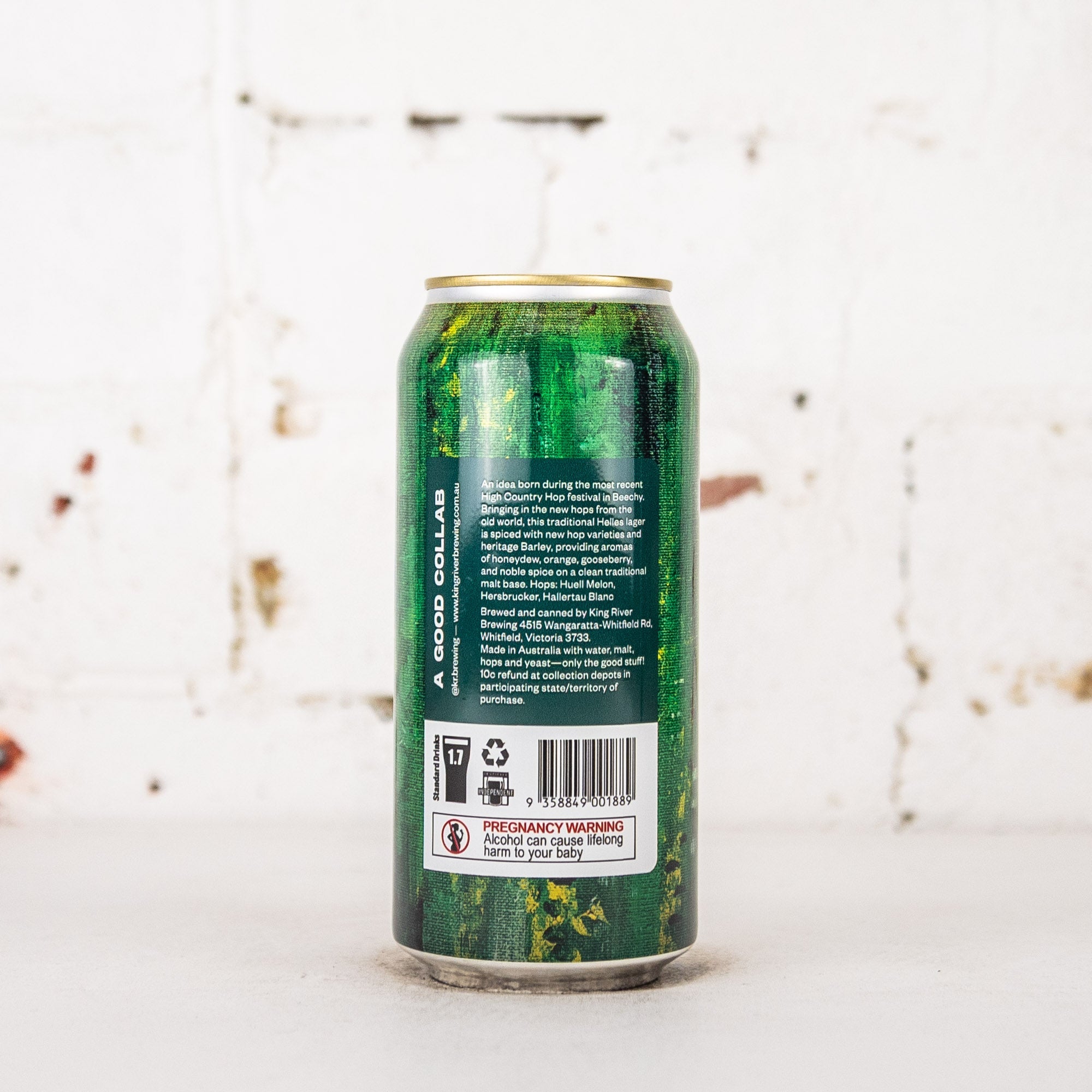King River x Good Land 'Huekeller Helles' Oktoberfest Lager