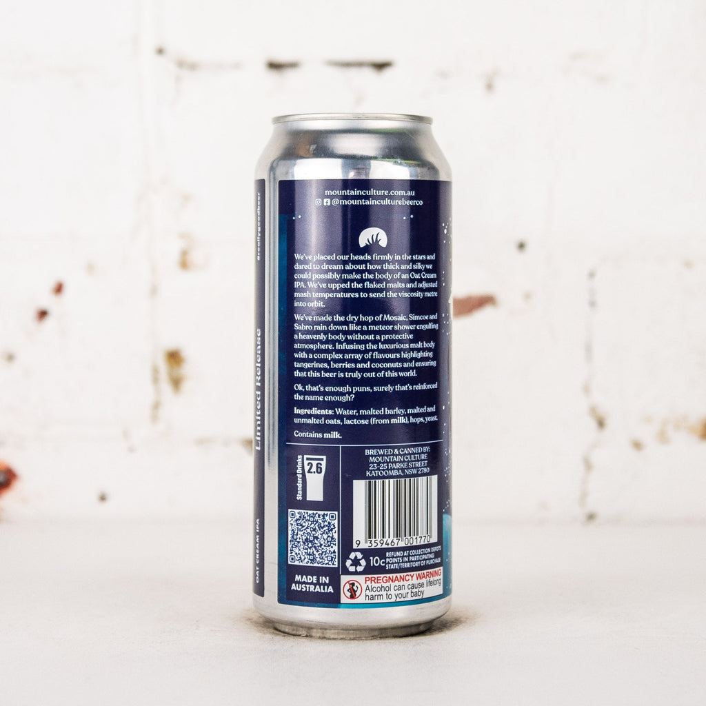 Mountain Culture - Celestial Body Oat Cream IPA