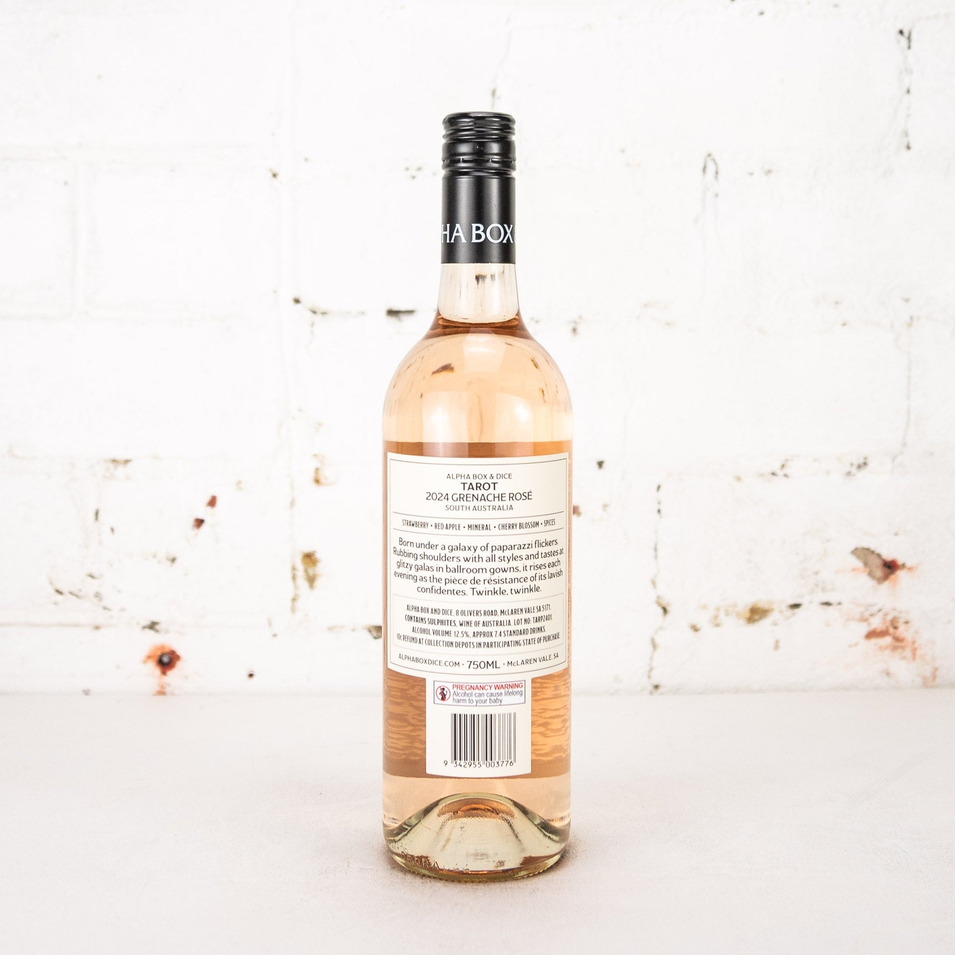 Alpha Box & Dice - Tarot Rose 750ml