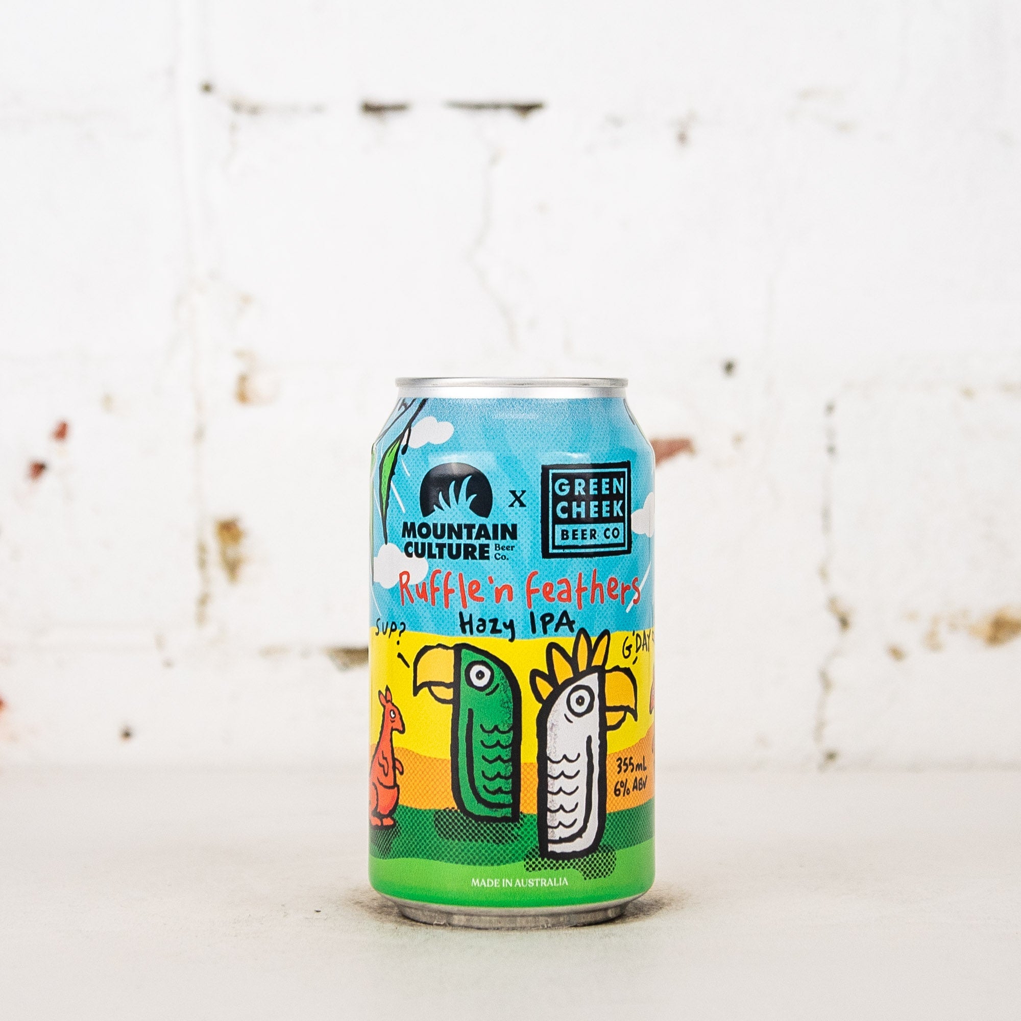 Mountain Culture x Green Cheek 'Ruffle'n Feathers' Hazy IPA – Carwyn ...