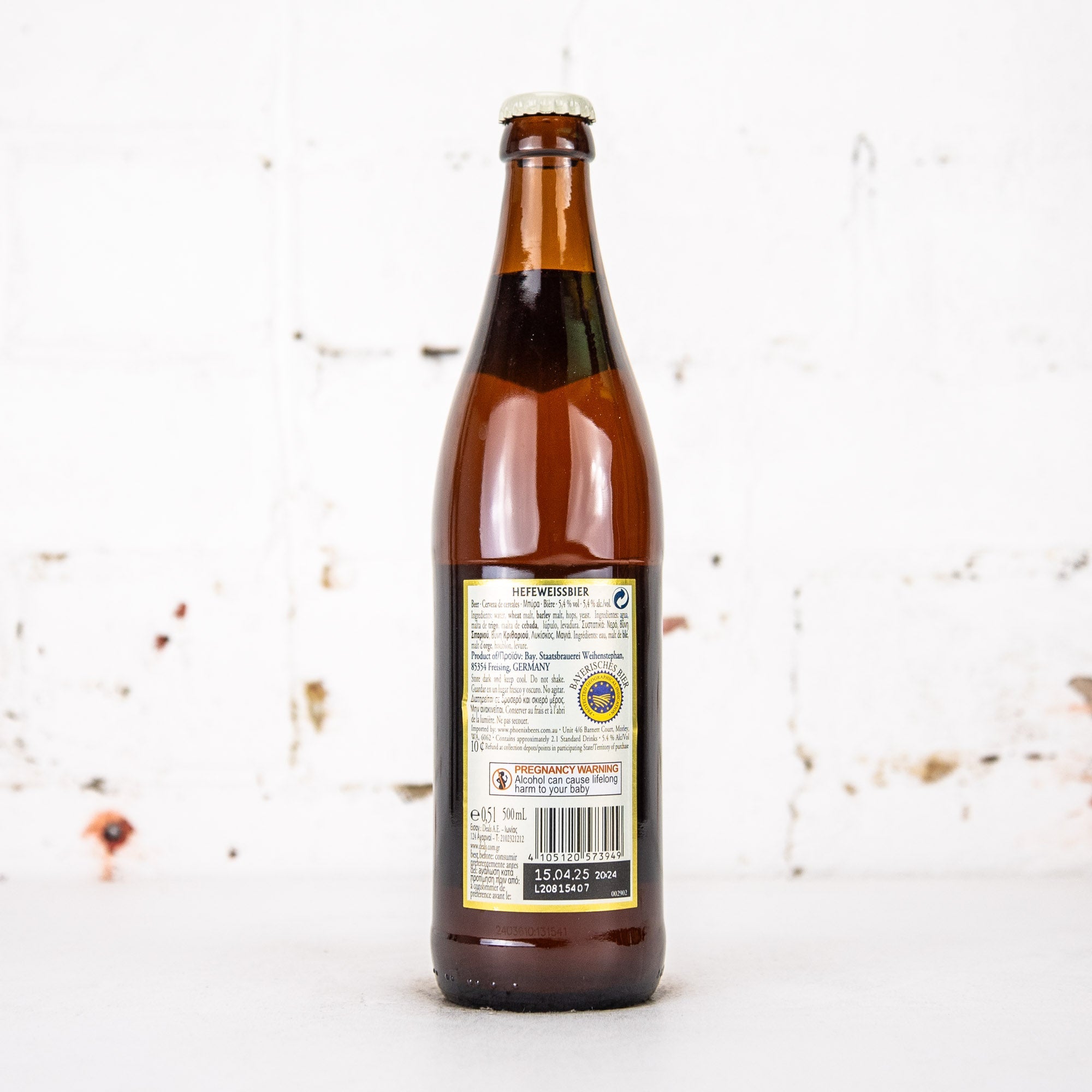 Weihenstephan - Hefe Weissbier 500ml