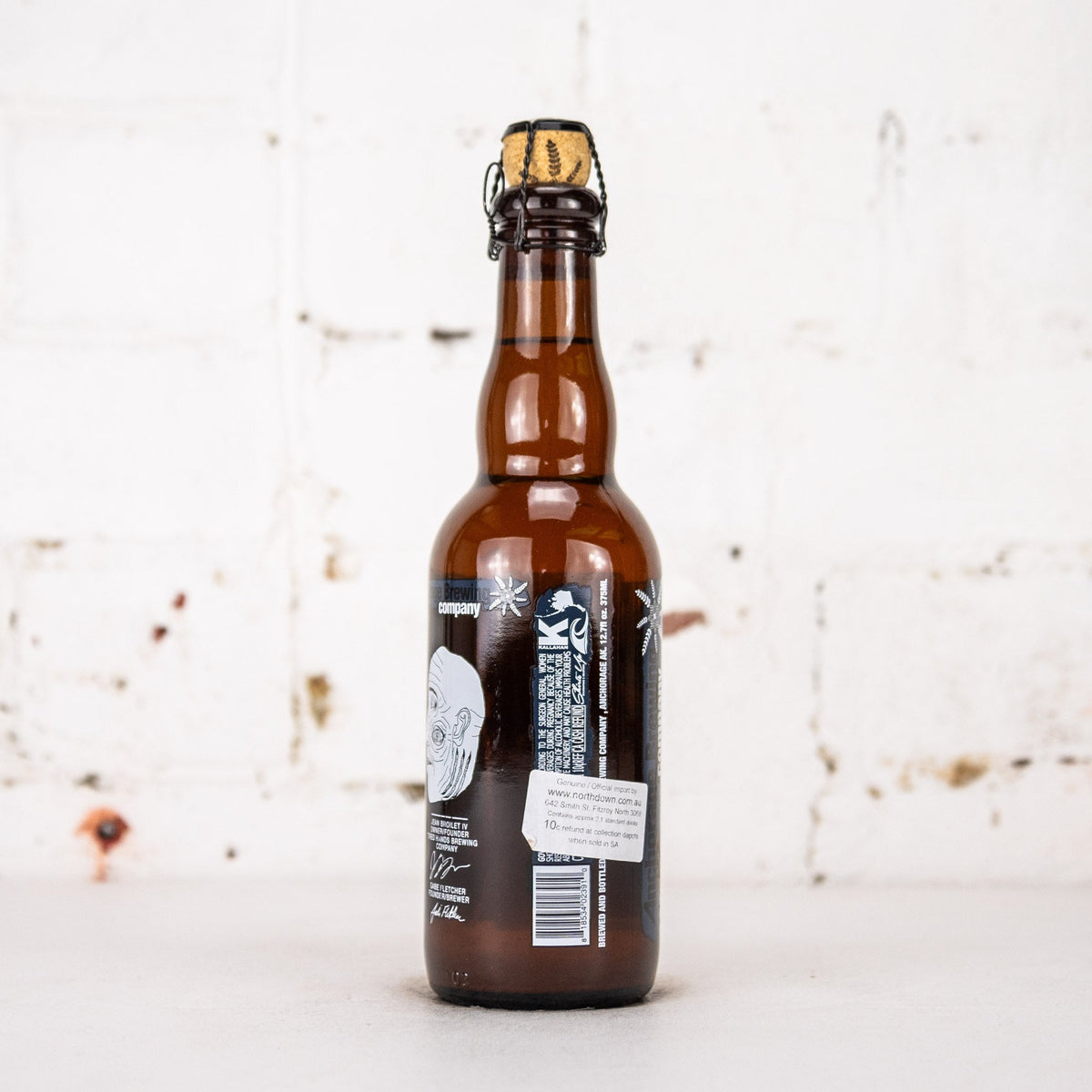 Anchorage x Tired Hands 'Migrating Eyes' Peach & Apricot Saison 375ml