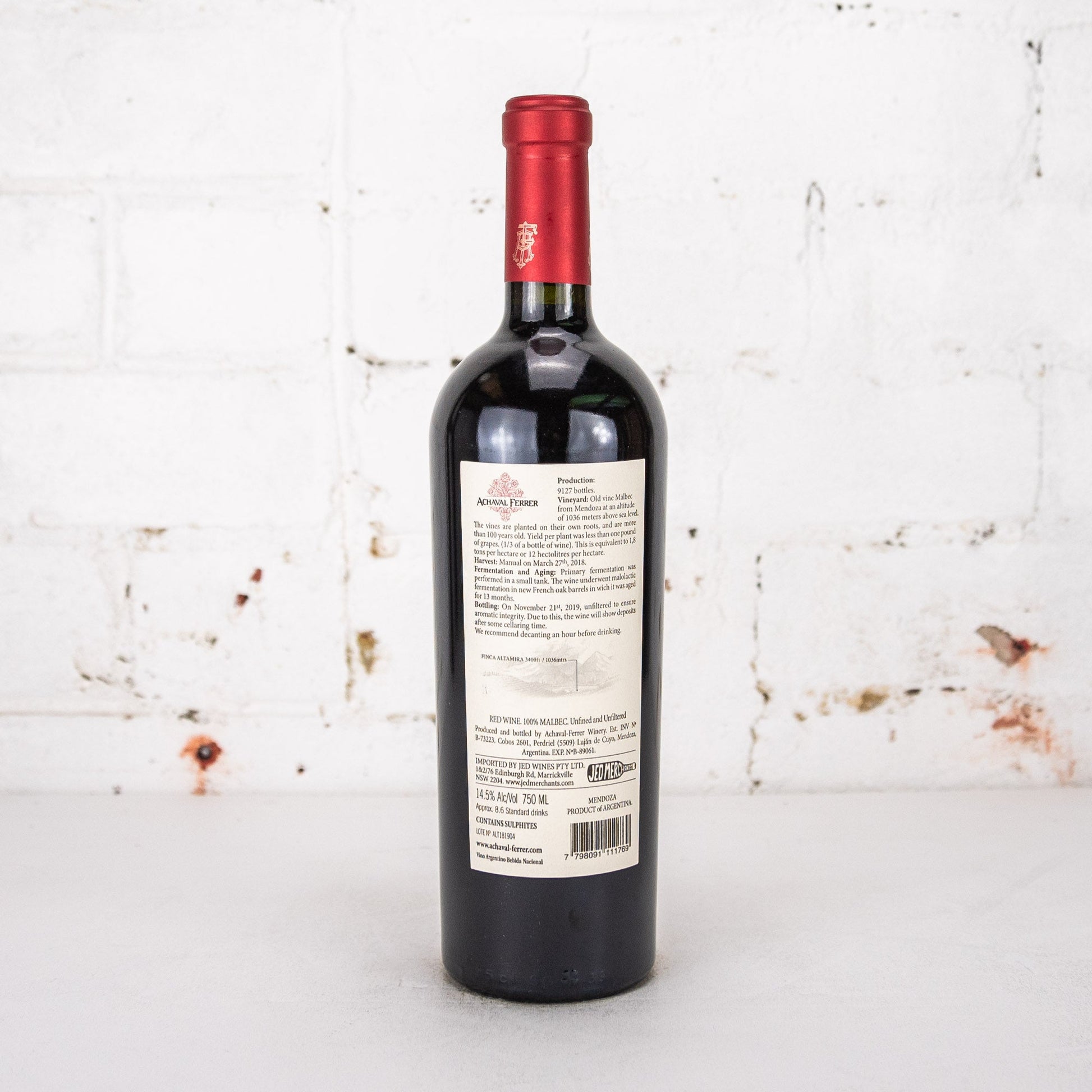 Achaval-Ferrer - Altamira Malbec 2018 750ml