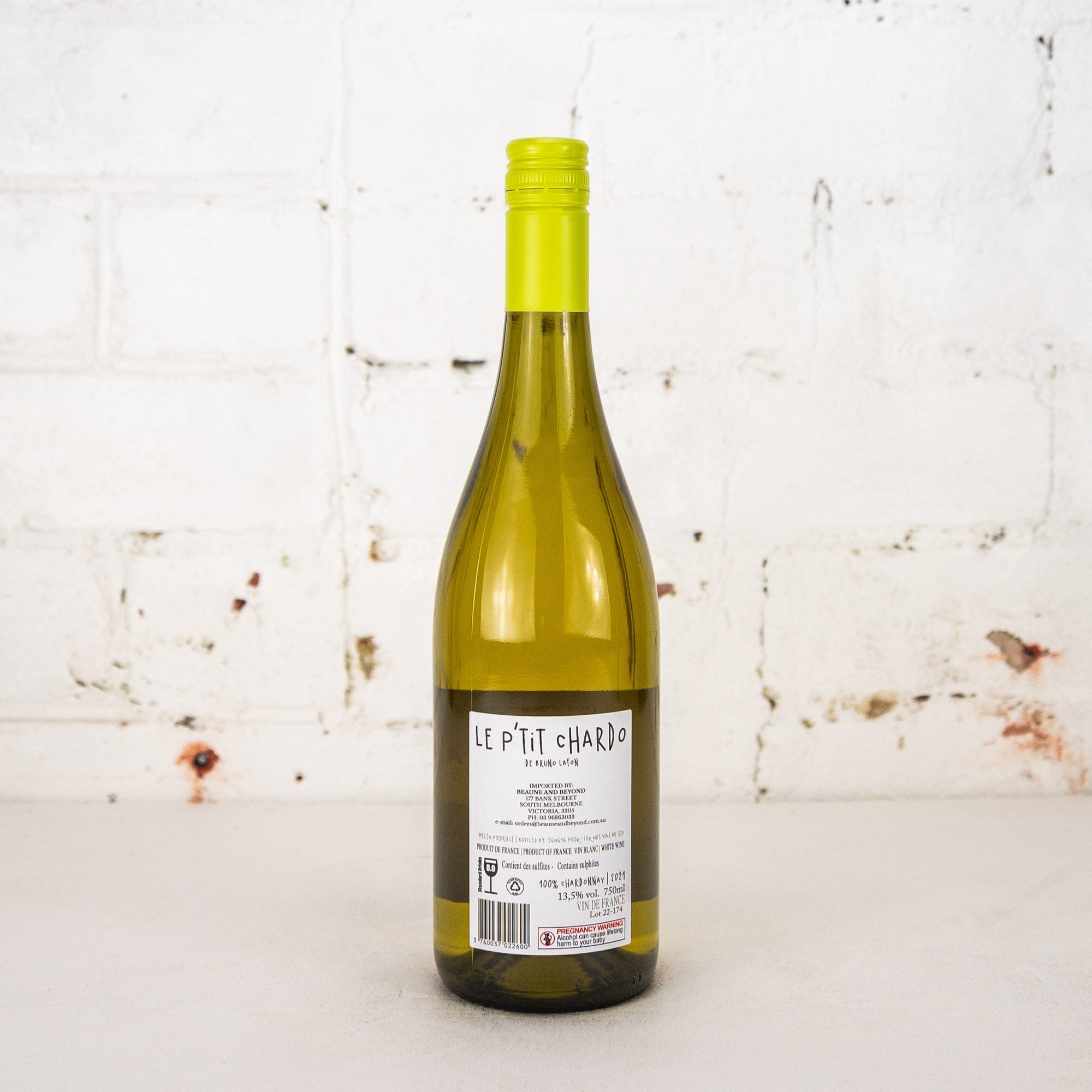 Bruno Lafon - Le P'tit Chardo 2021 750ml