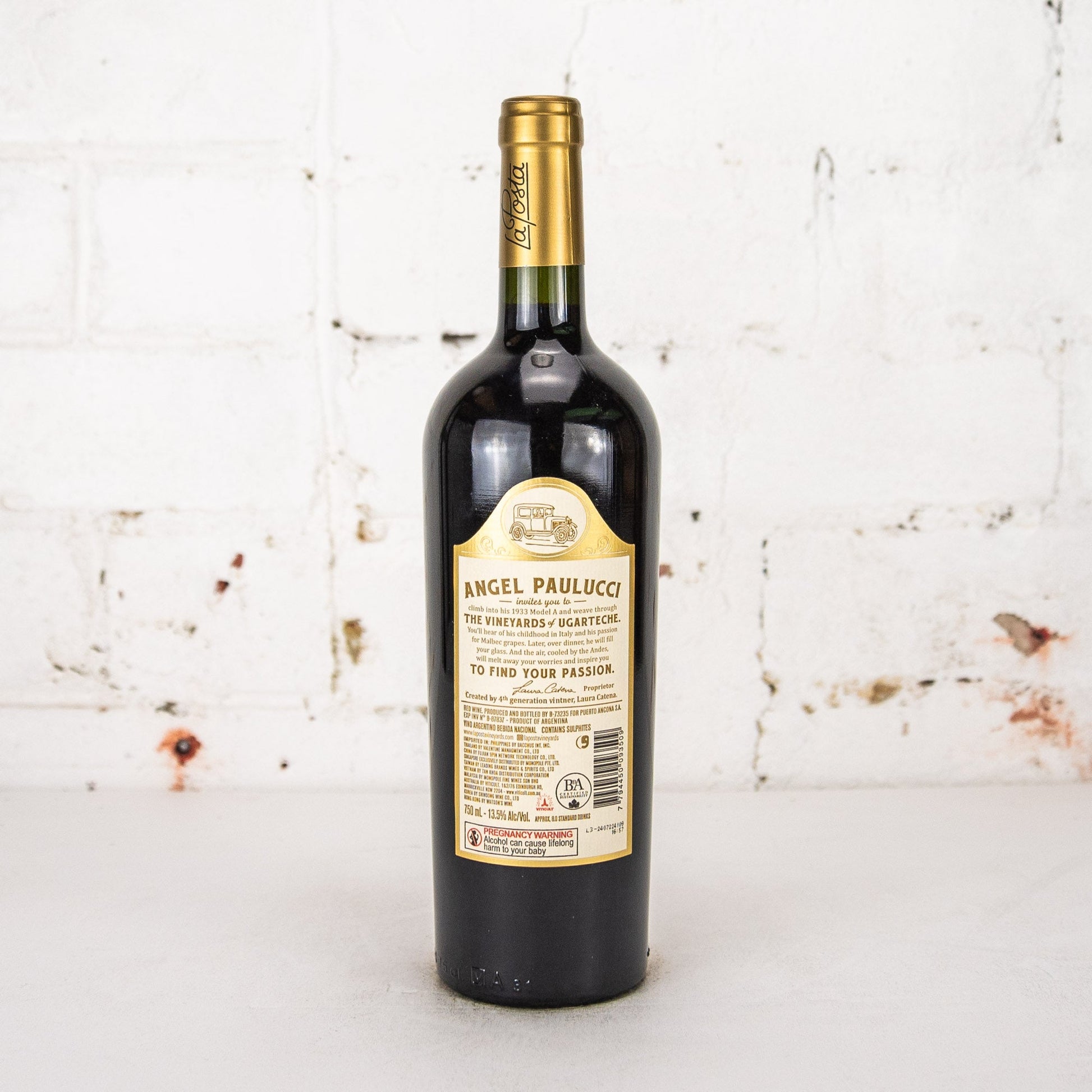 Laura Catena - La Posta Paulucci Malbec 2022 750ml