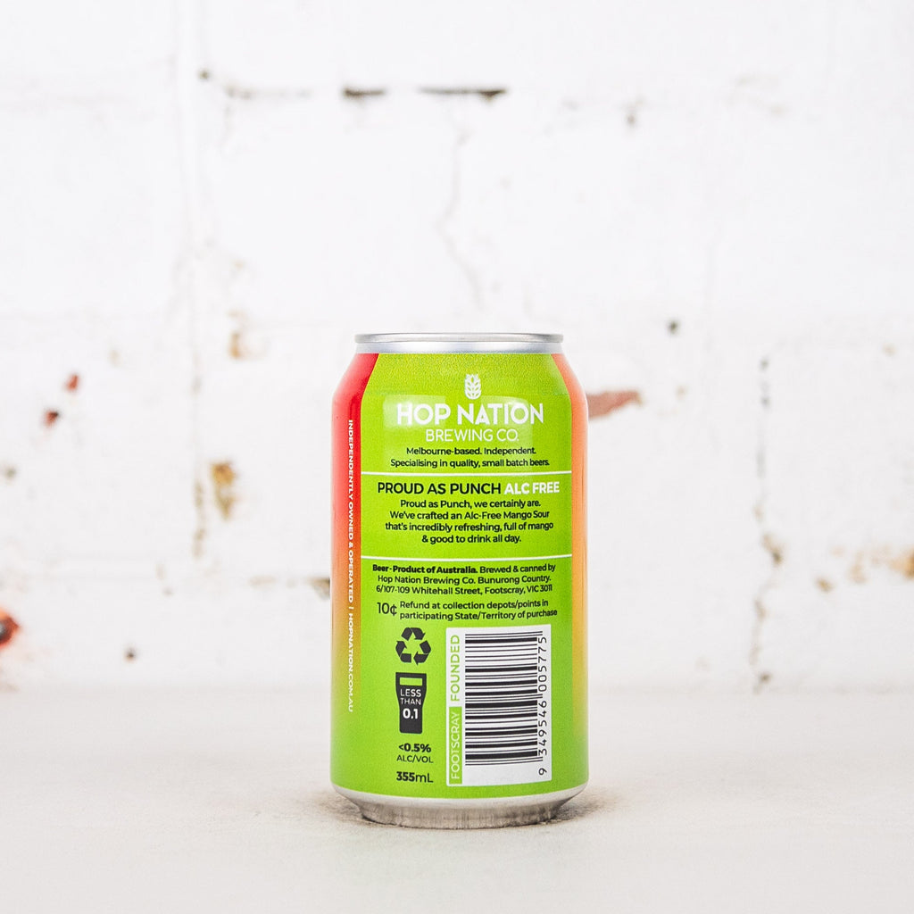 Hop Nation - Proud As Punch Non Alc Mango Sour