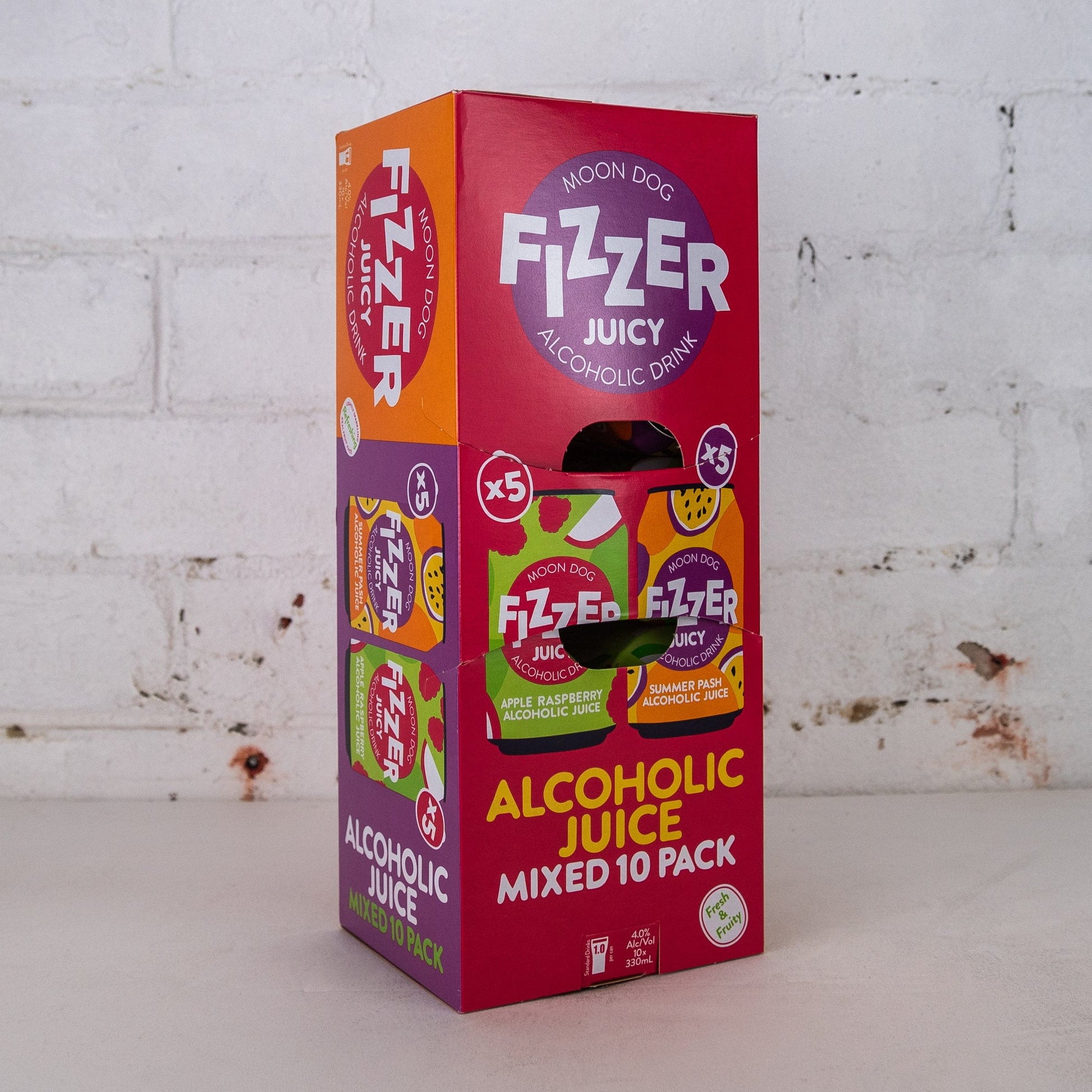 Moon Dog - Fizzer Juicy Mixed 10 Pack