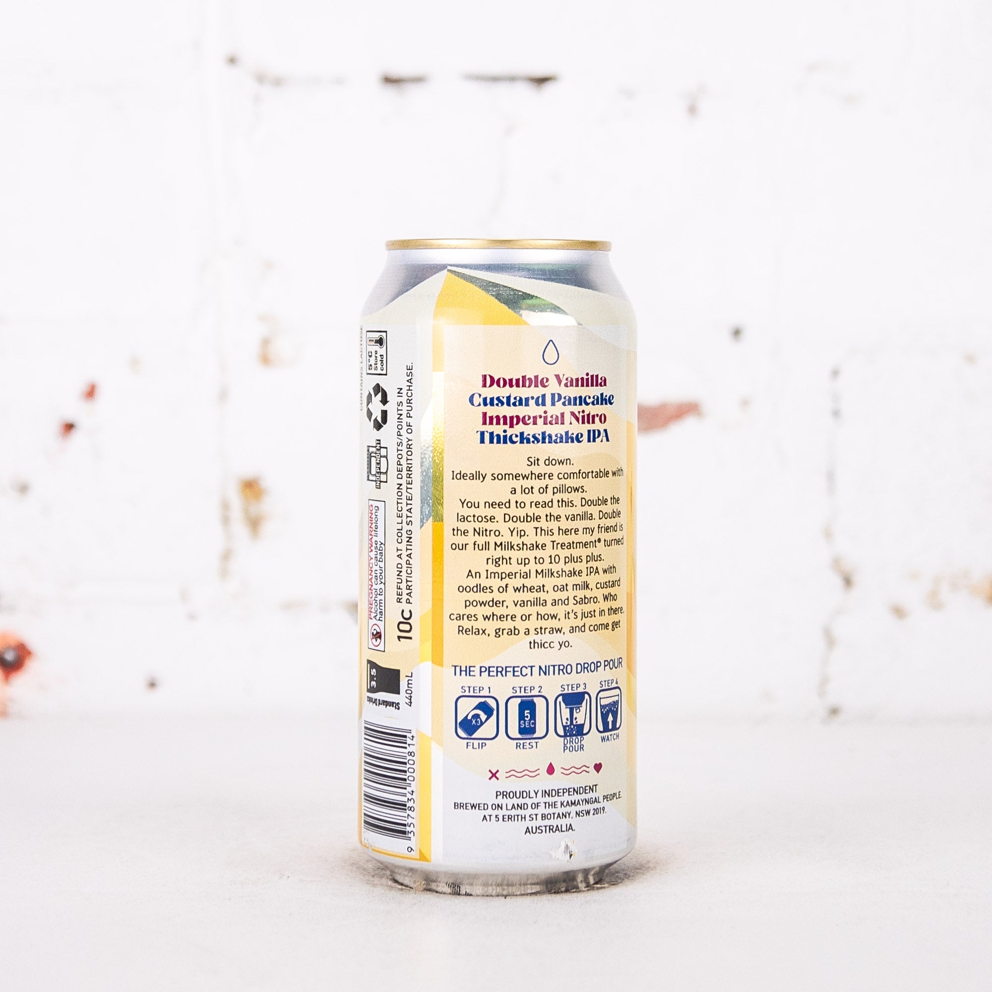 One Drop - Double Vanilla Custard Pancake Imperial Nitro Thickshake IPA