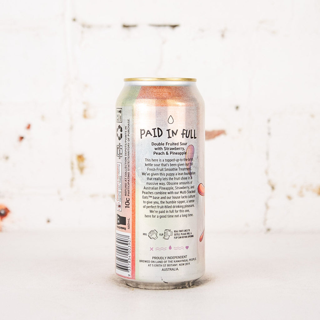 One Drop - Paid in Full Double Fruited Sour