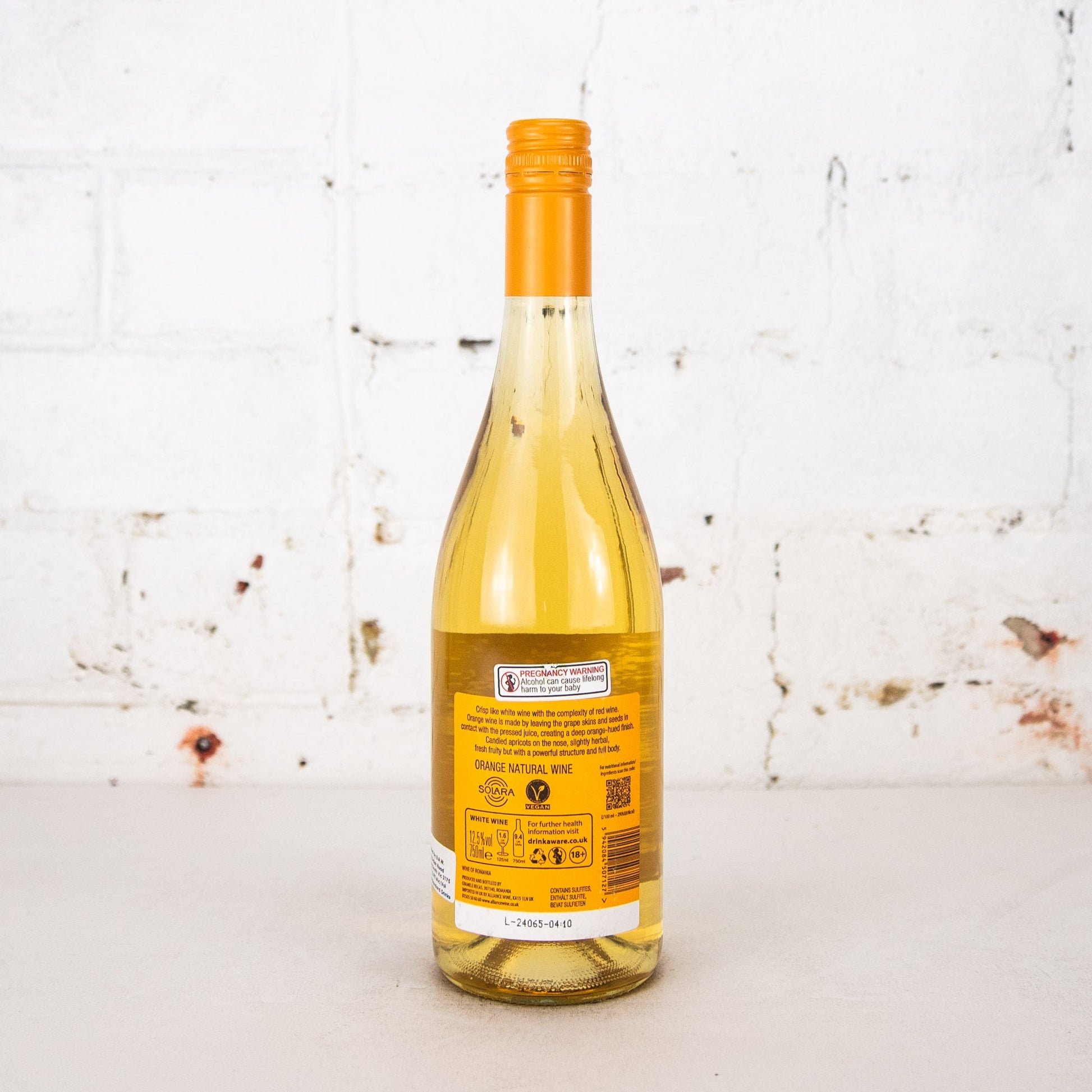 Cramele Recas - Solara Orange Natural Wine 750ml