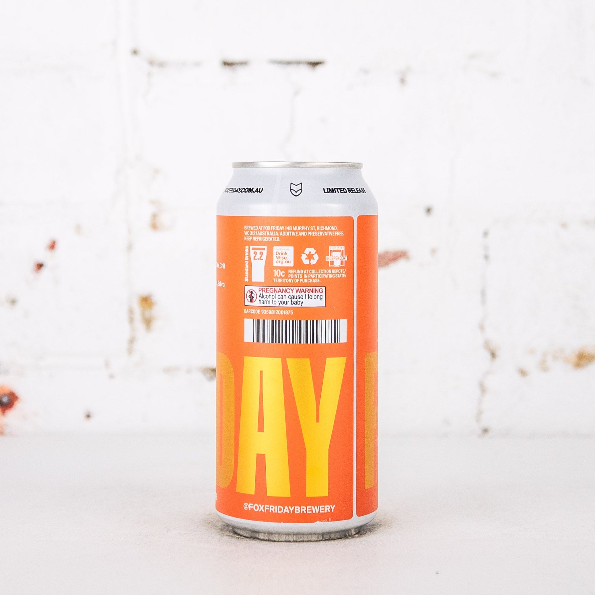 Fox Friday x Carwyn x Hop Nation x 3 Ravens x Boatrocker x Kaiju x Hawkers 'All Day Breakfast' Hazy Fruited IPA