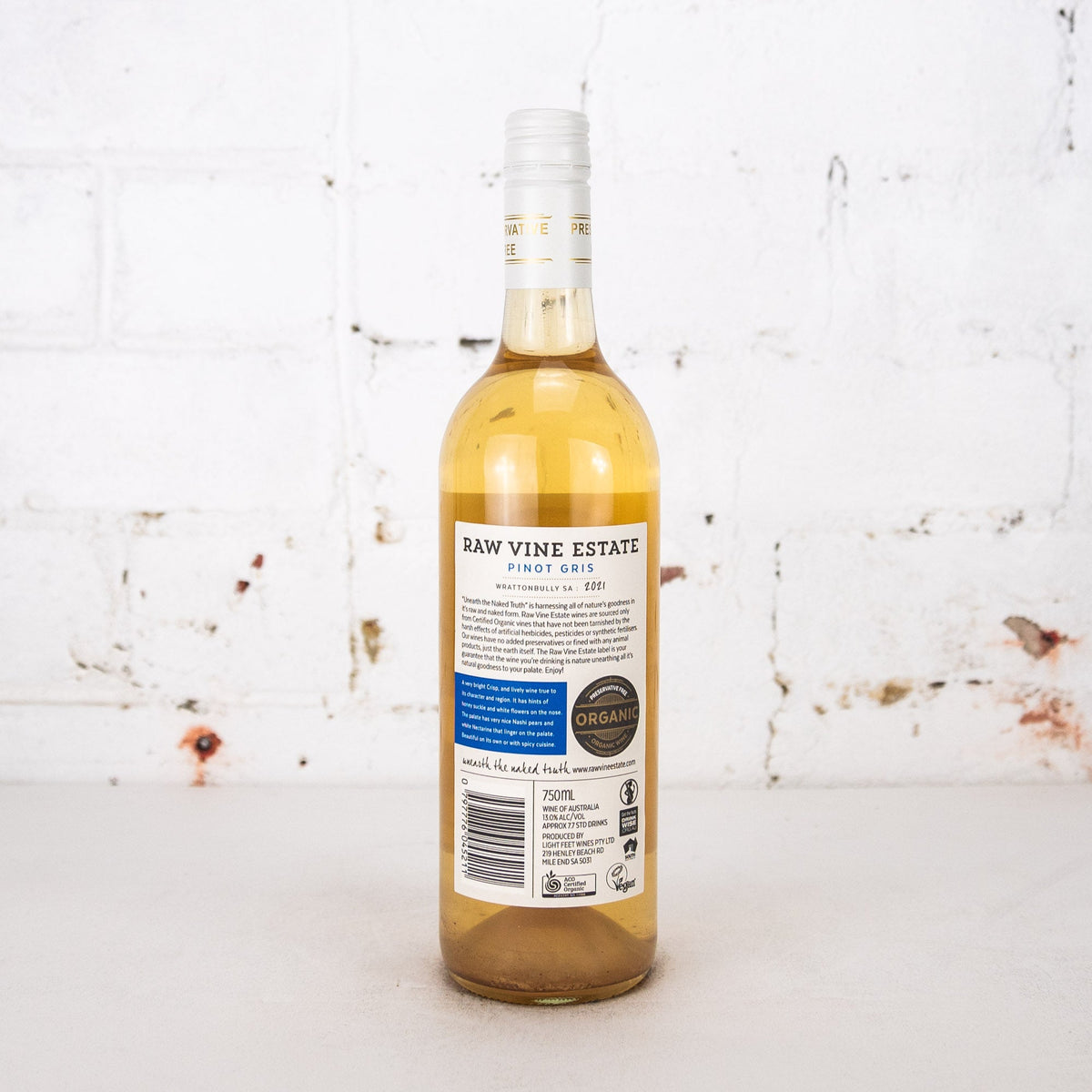 Raw Vine Estate - Pinot Gris 750ml