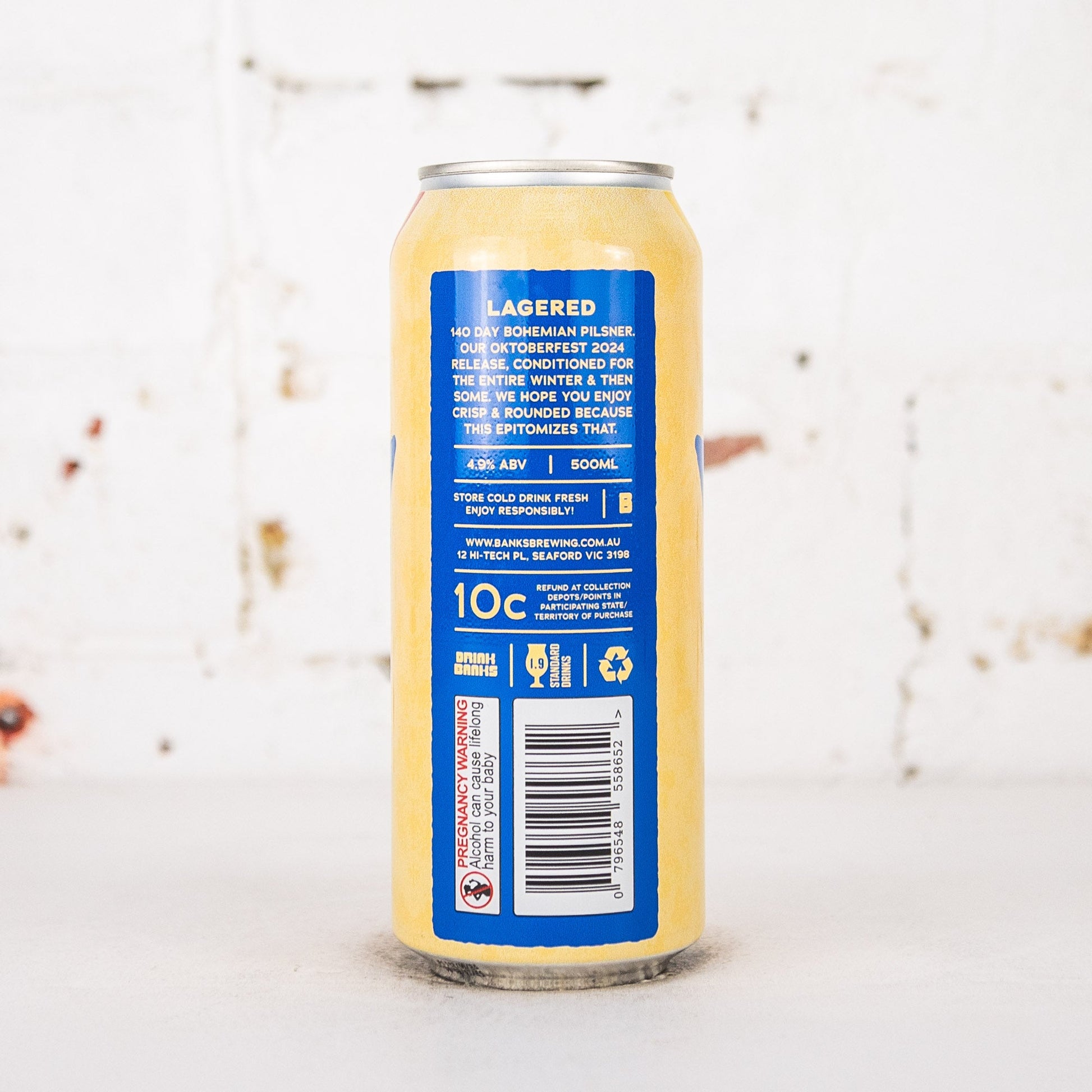 Banks - Lagered Bohemian Pilsner