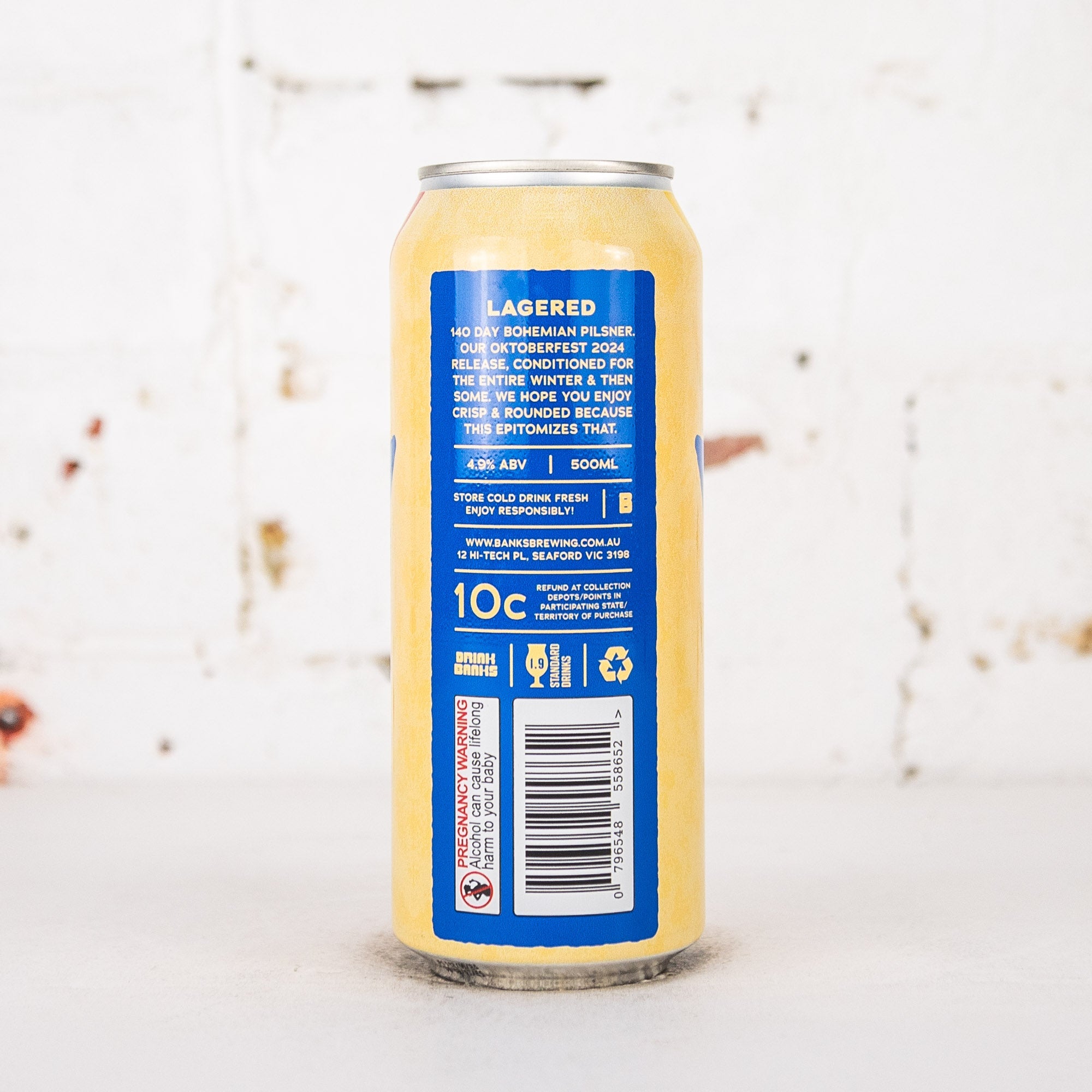 Banks - Lagered Bohemian Pilsner