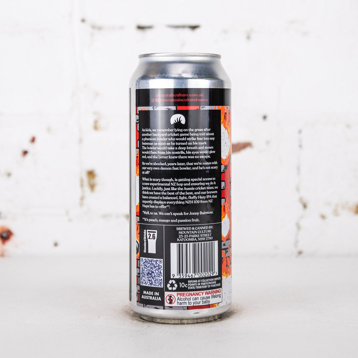 Mountain Culture - Demon Fast Bowler Single Hop NEIPA