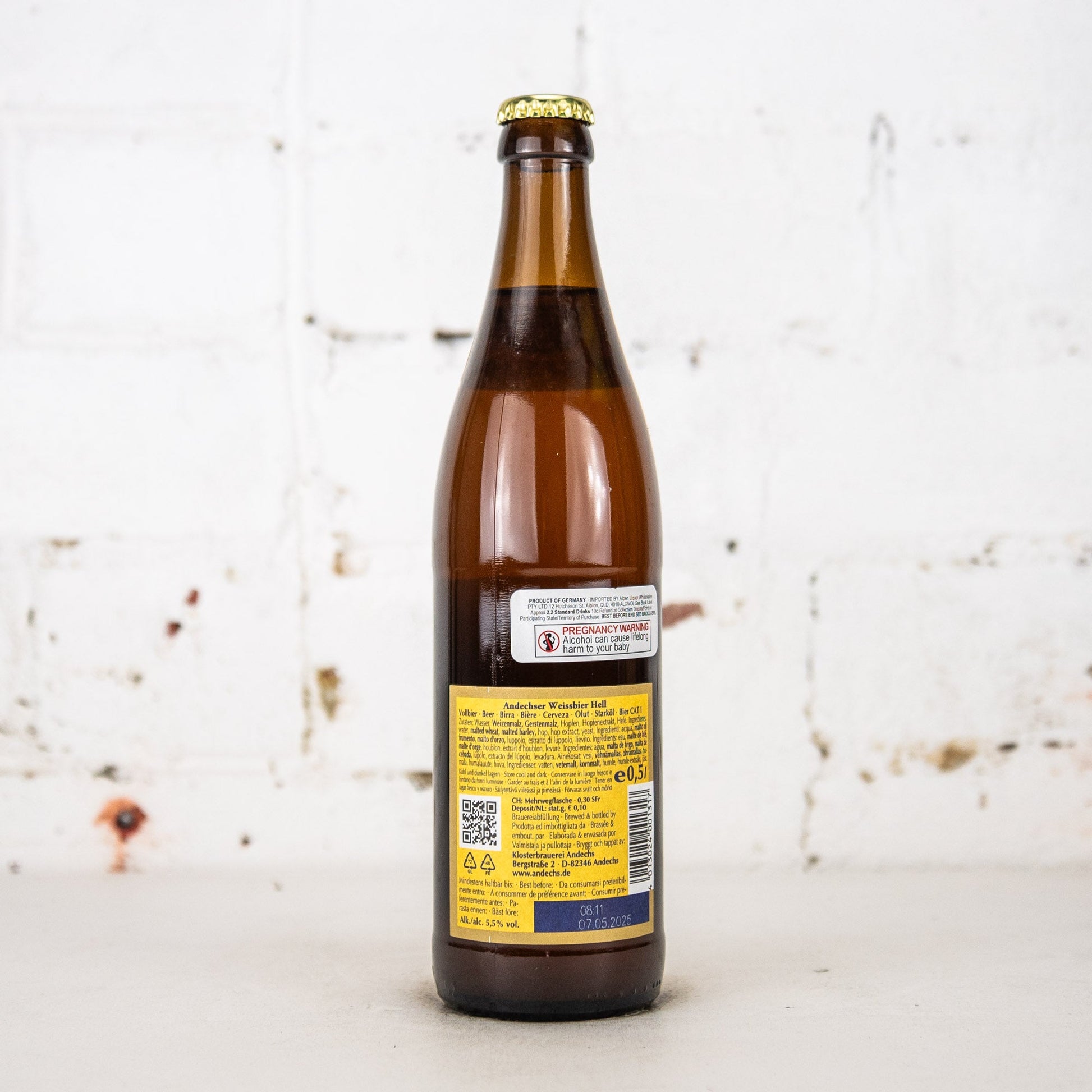Andechs - Weissbier Hell 500ml