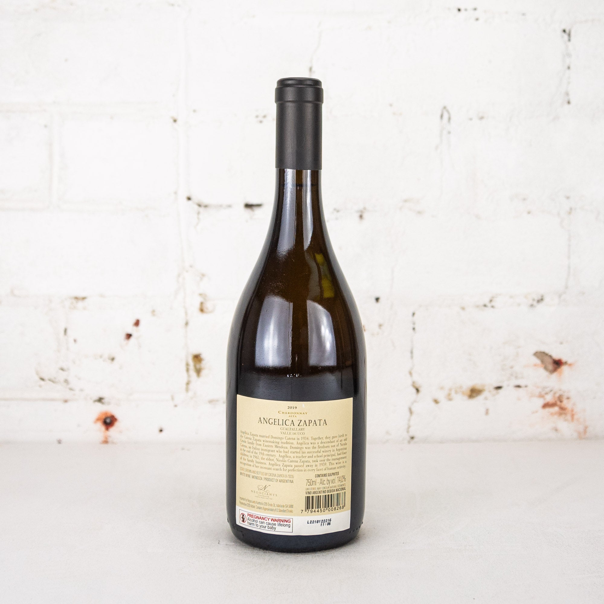 Catena Zapata - Angélica Zapata Chardonnay Alta 2019 750ml
