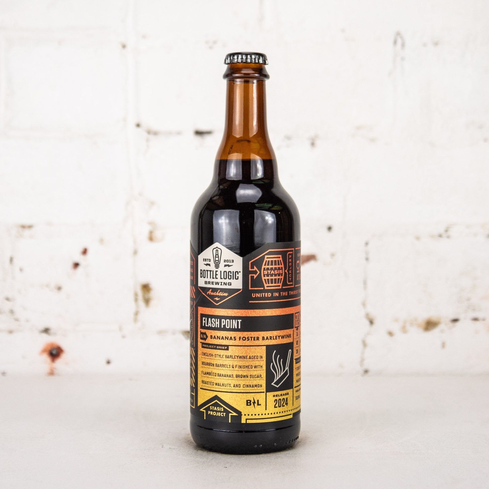 Bottle Logic - Flash Point 2024 BA Bananas Foster Barleywine 500ml