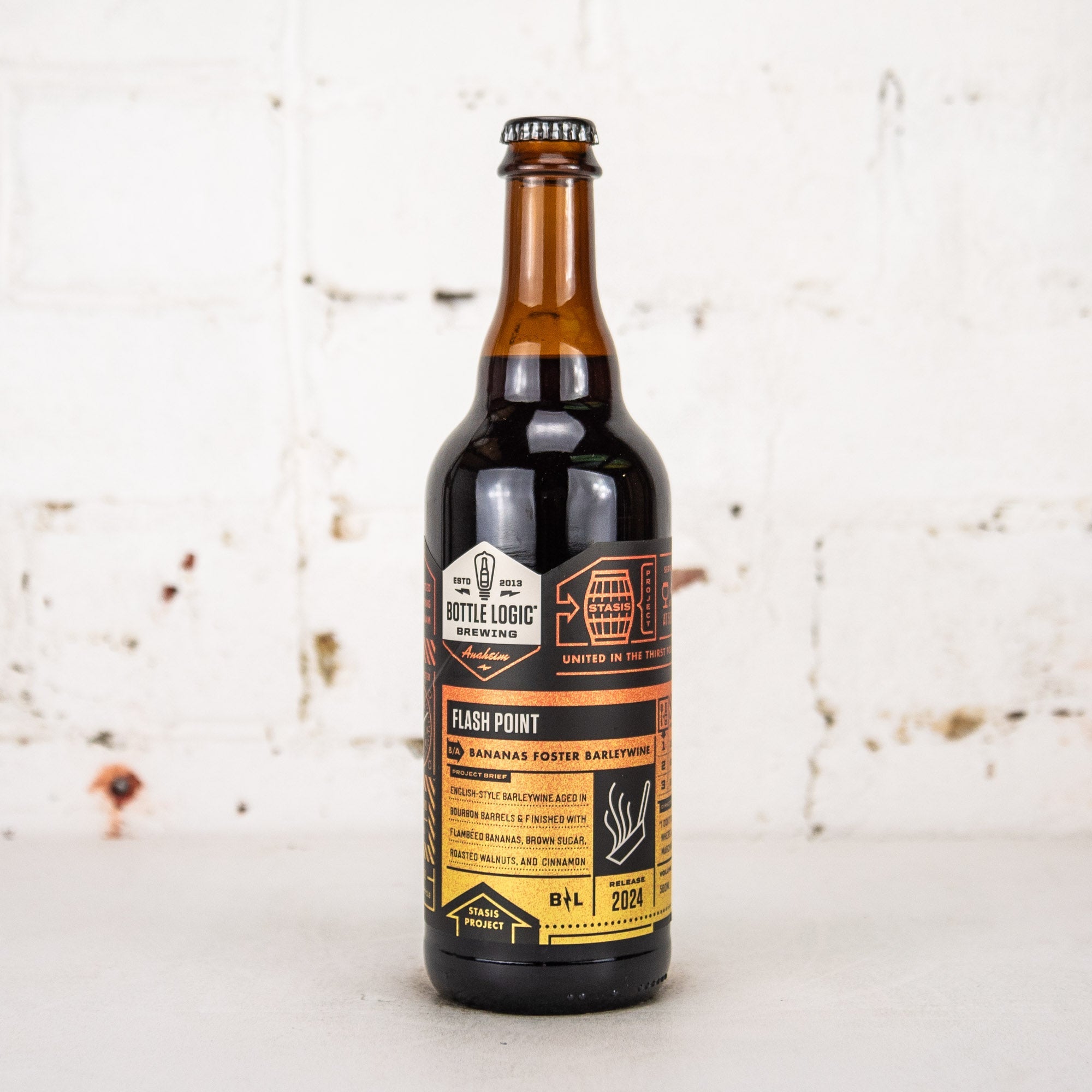 Bottle Logic - Flash Point 2024 BA Bananas Foster Barleywine 500ml