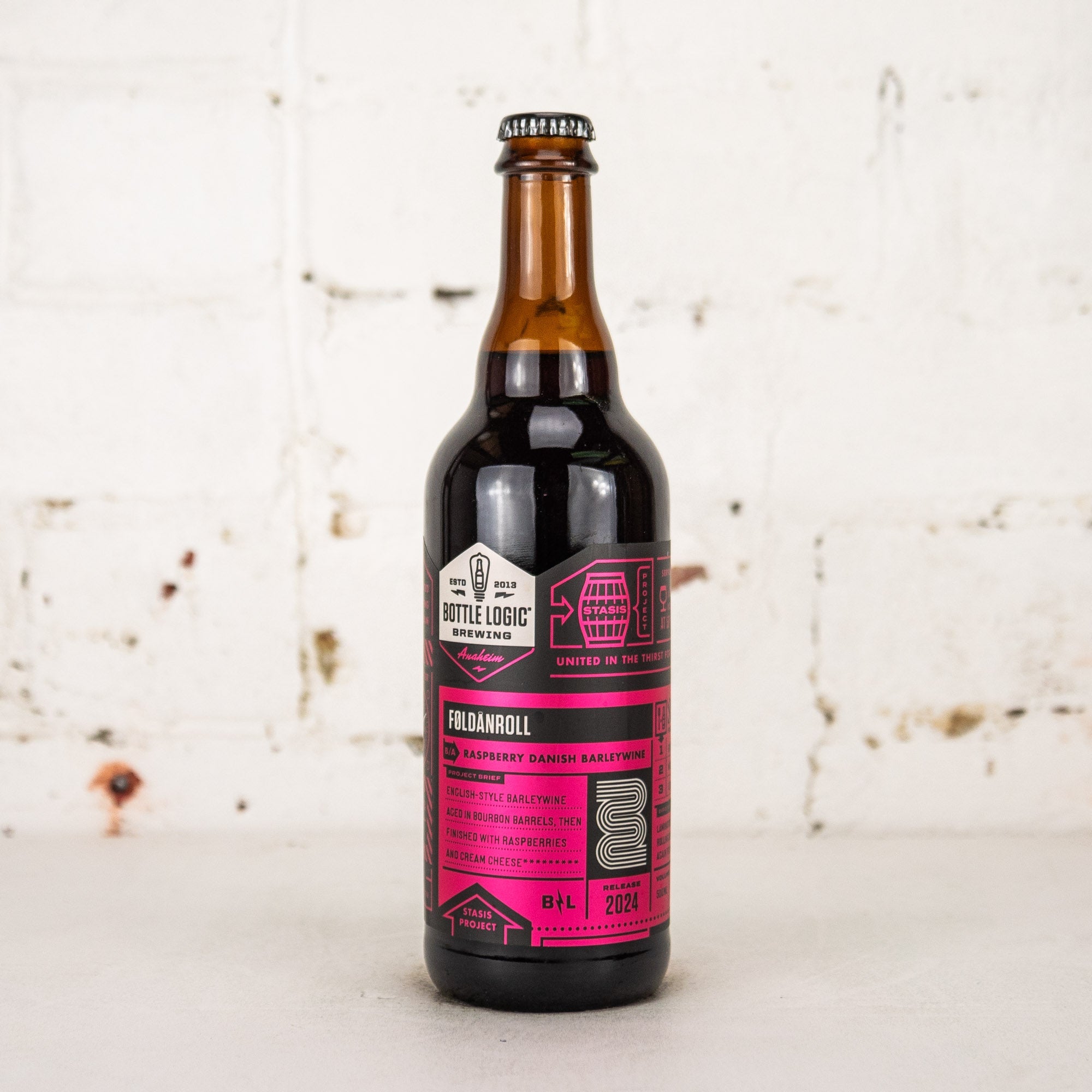 Bottle Logic - Foldanroll 2024 BBA Raspberry Danish Barleywine 500ml