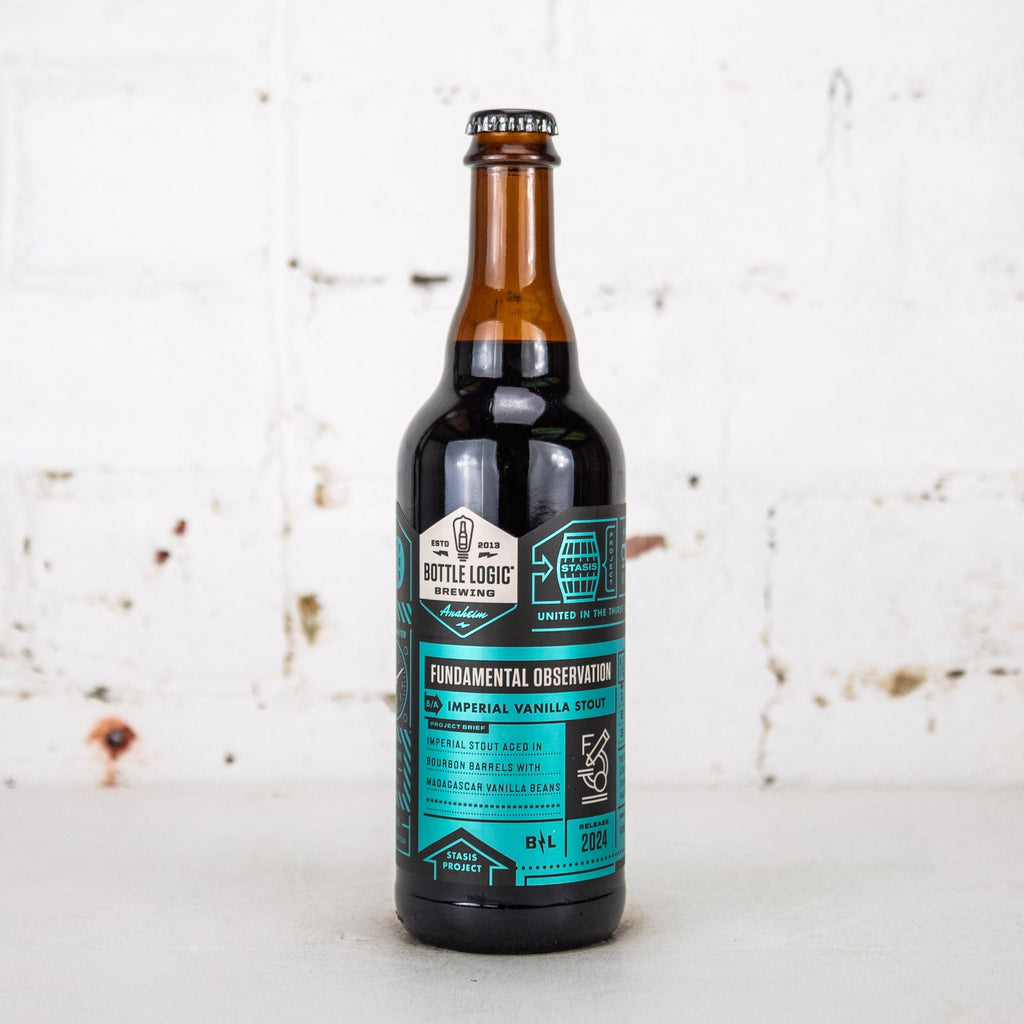 Bottle Logic - Fundamental Observation 2024 BBA Vanilla Imperial Stout 500ml