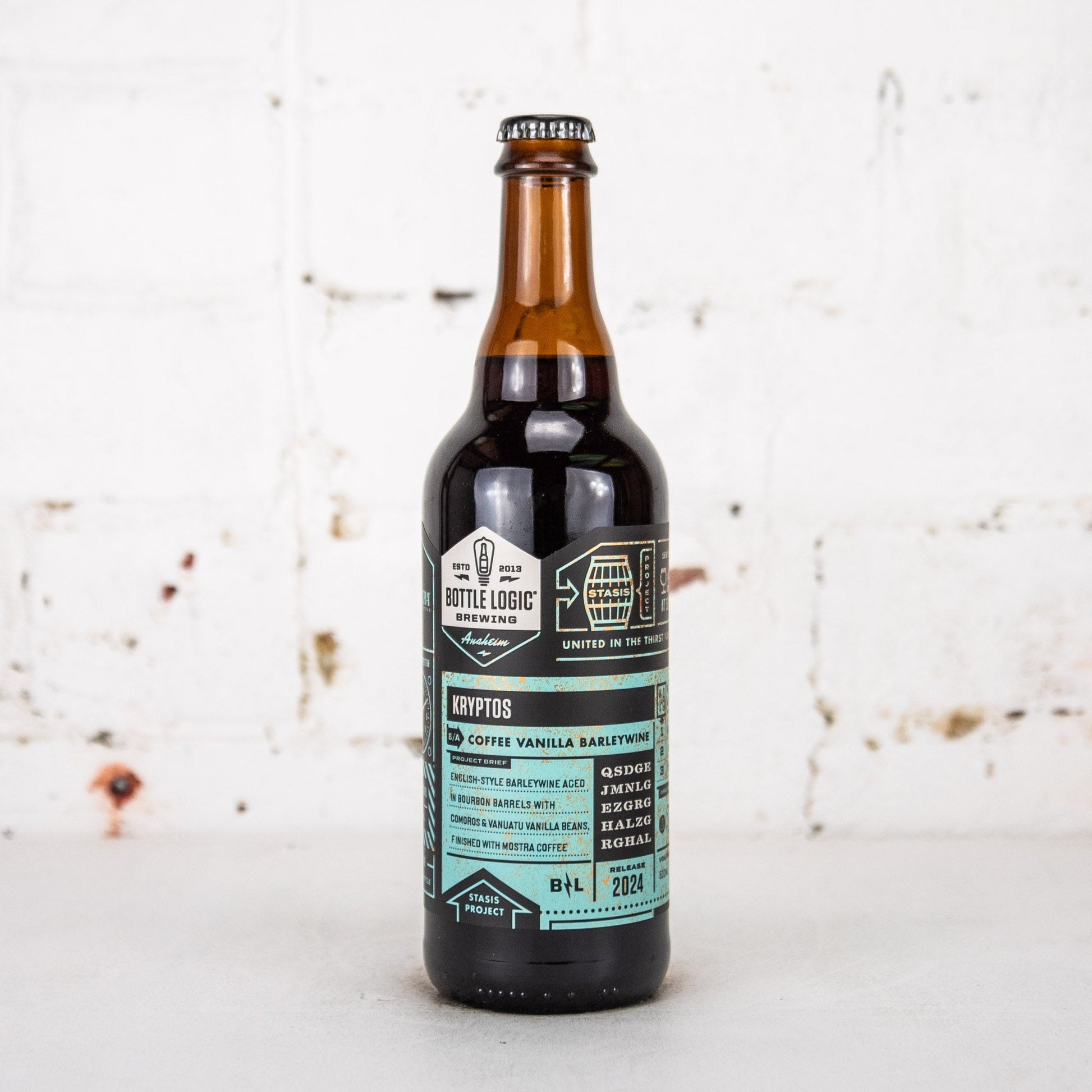 Bottle Logic - Kryptos 2024 BBA Coffee & Vanilla Barleywine 500ml