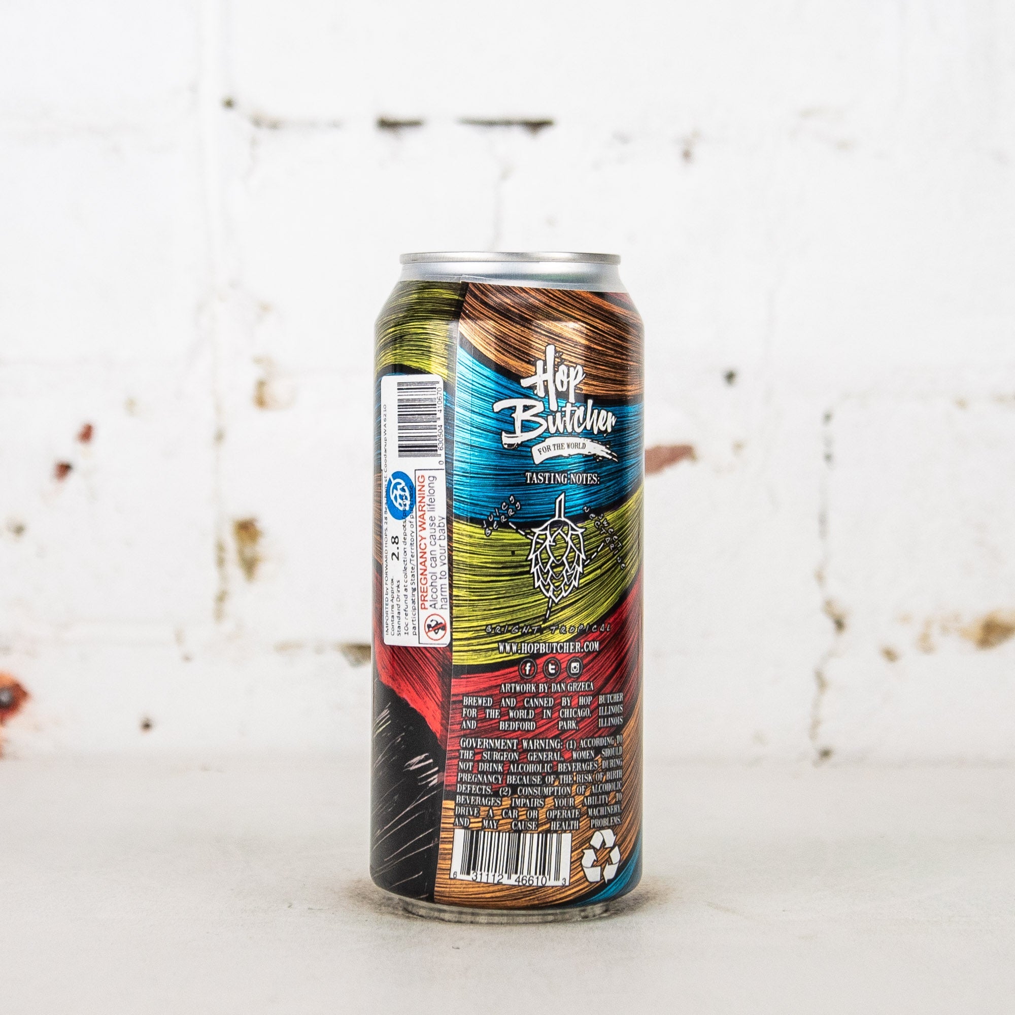 Hop Butcher - A Roar of Colors Hazy Double IPA