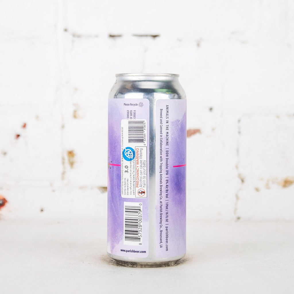 Parish x Tripping Animals 'Animals in the Machine' DDH Hazy Double IPA