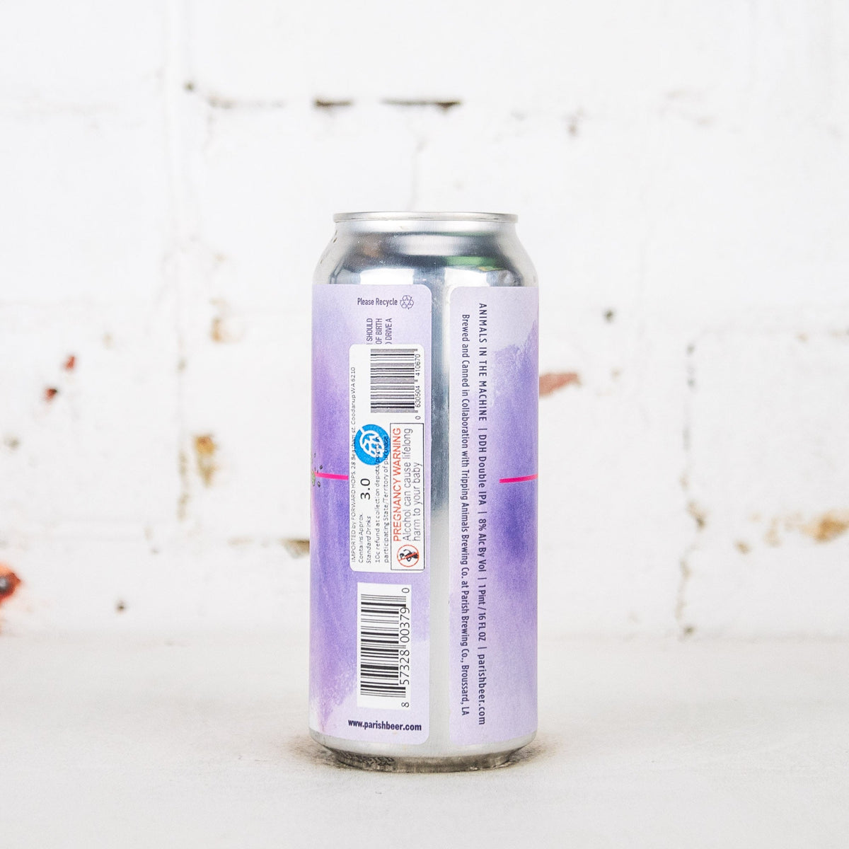 Parish x Tripping Animals 'Animals in the Machine' DDH Hazy Double IPA