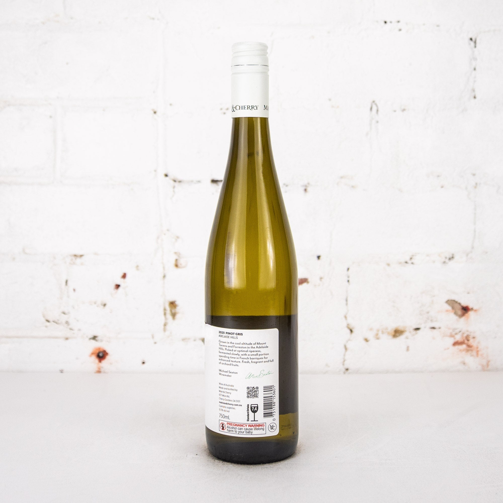 Main & Cherry - Pinot Gris 750ml