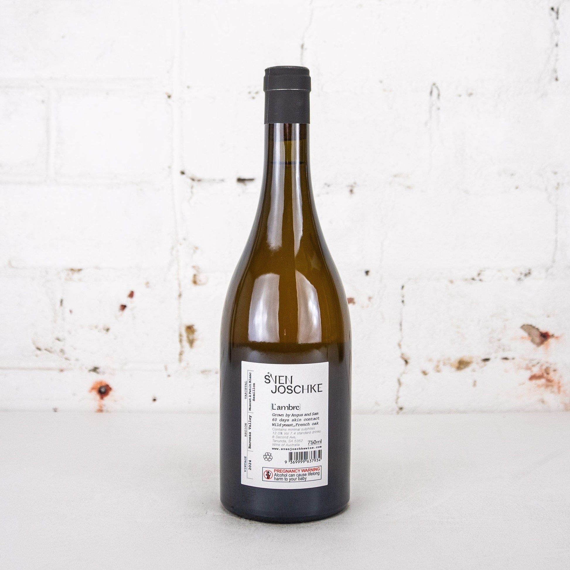 Sven Joschke -  'L'Ambre' Muscat à Petits Blanc & Semillon 2024 750ml