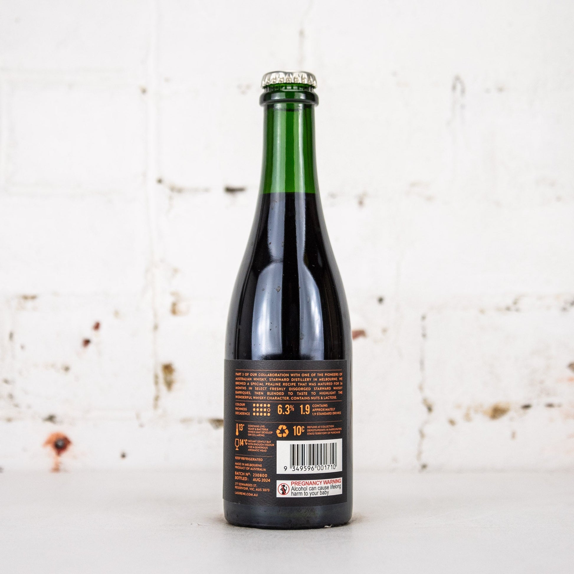 La Sirene x Starward 'Dark Star 3.0' Starward BA Pastry Stout 375ml