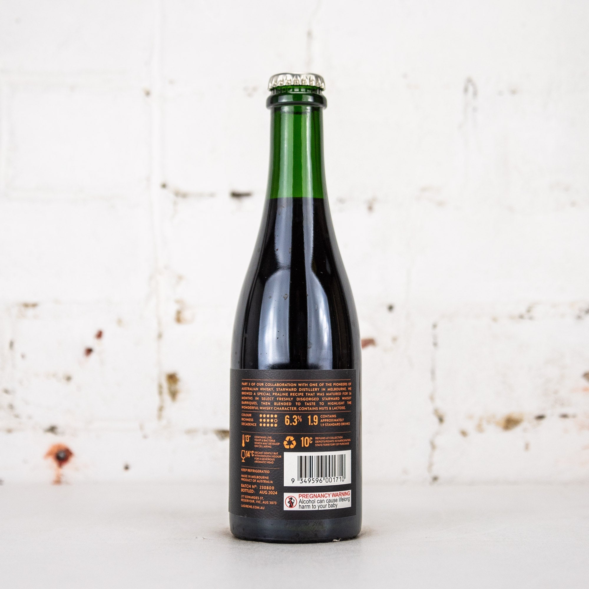 La Sirene x Starward 'Dark Star 3.0' Starward BA Pastry Stout 375ml