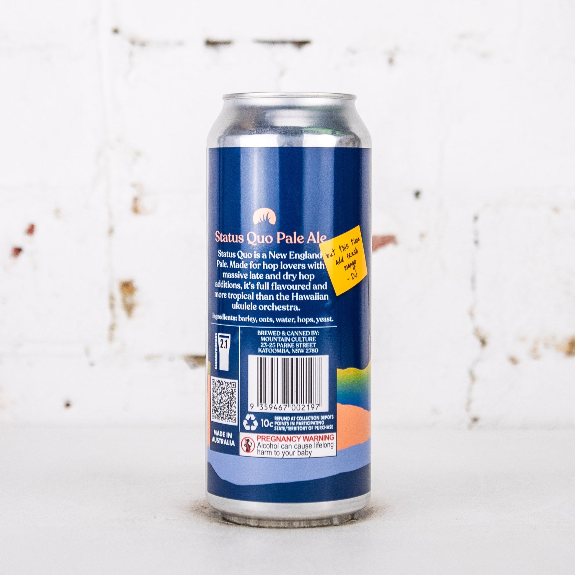 Mountain Culture - Status Quo with Mango