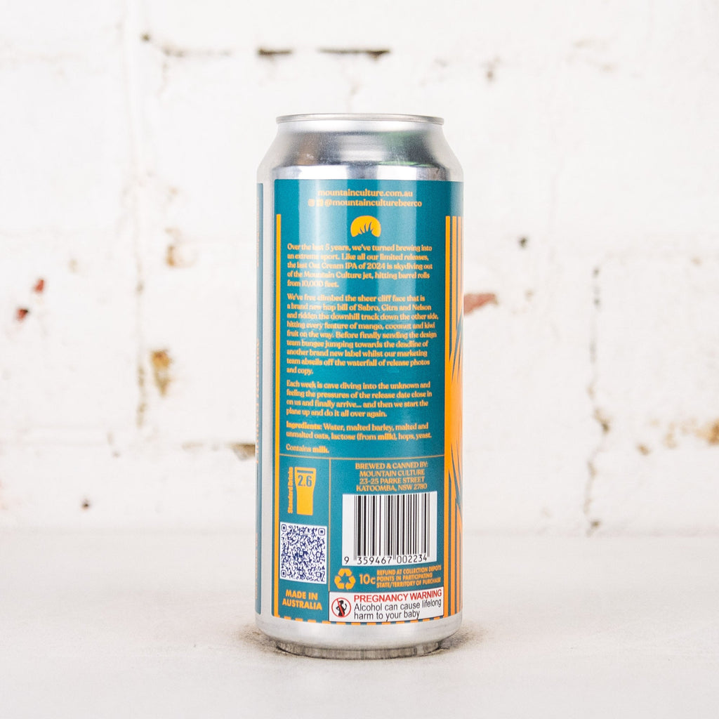 Mountain Culture - What A Rush Oat Cream IPA