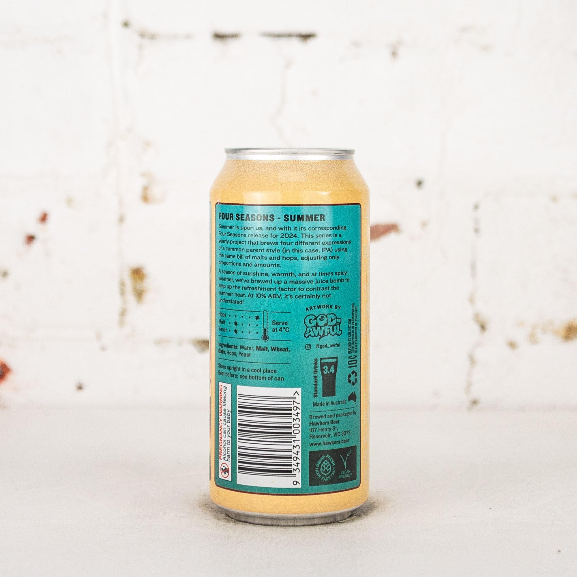 Hawkers - Four Seasons Summer 2024 Triple Juicy IPA
