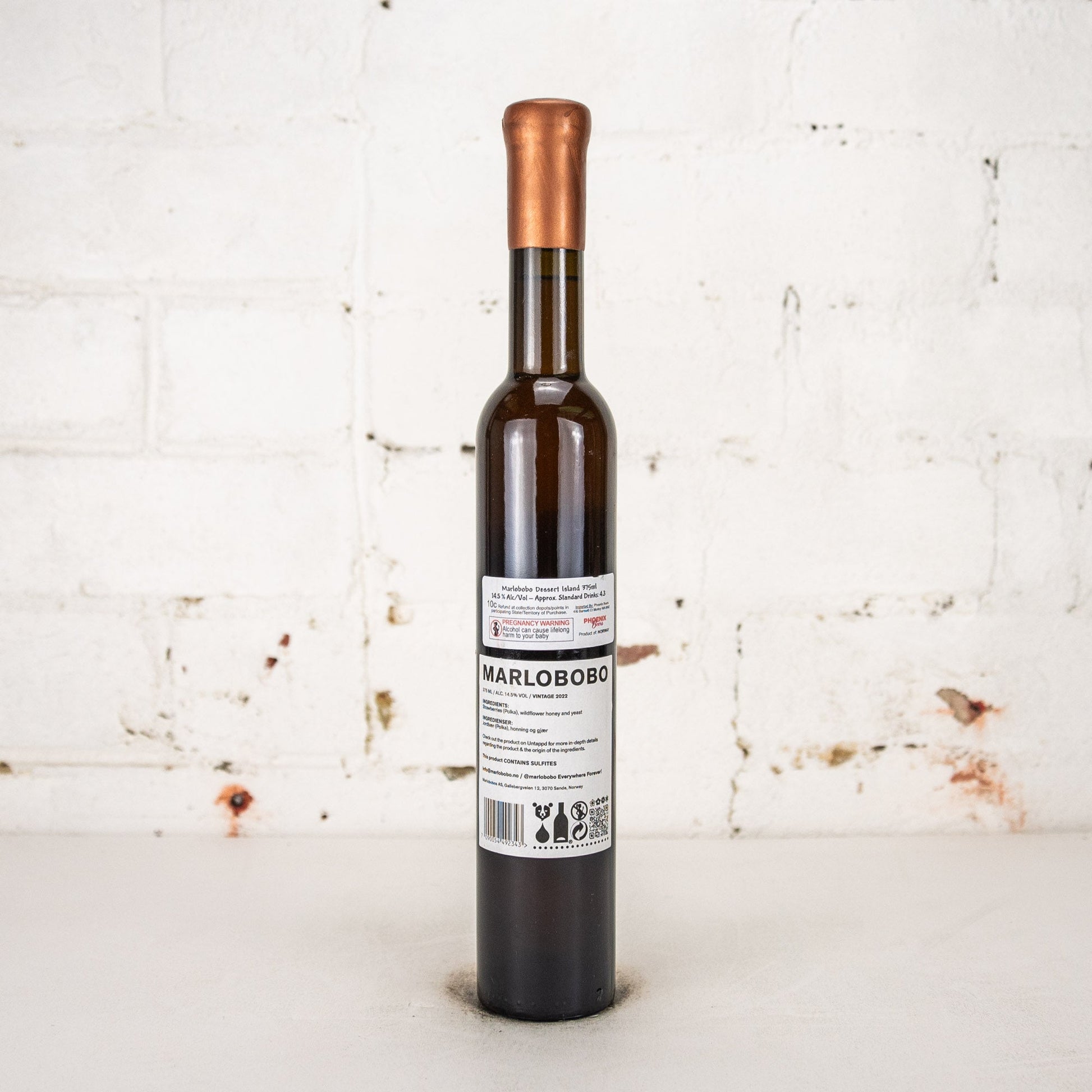 Marlobobo - Dessert Island 2022 Rum BA Strawberry Mead 375ml