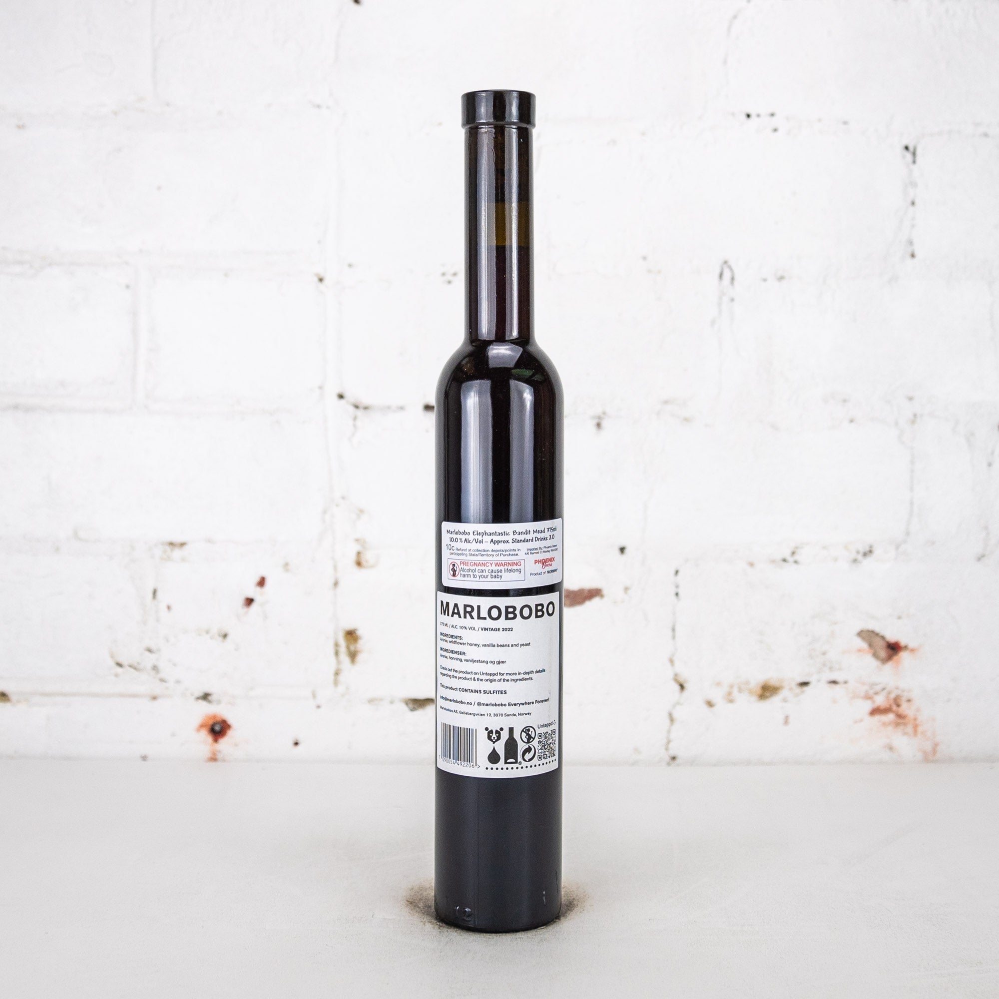Marlobobo - Elephantastic Bandit 2022 Aronia Berry & Vanilla Mead 375ml