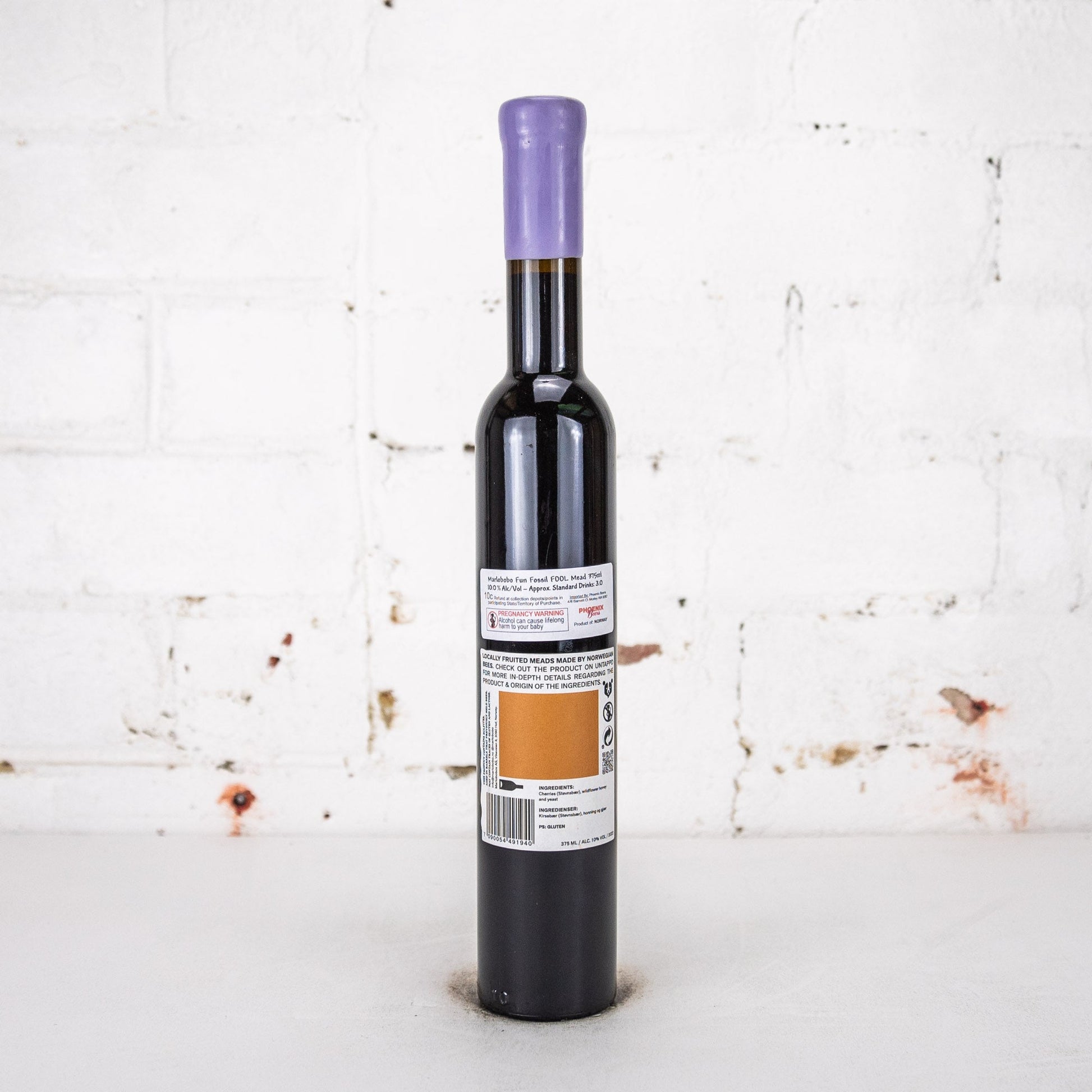 Marlobobo - Fun Fossil Fool 2022 BA Cherry Mead 375ml