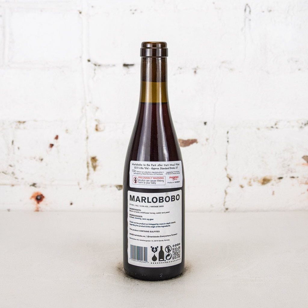 Marlobobo - In the Park After Dark 2023 Blackcurrant Mead 375ml
