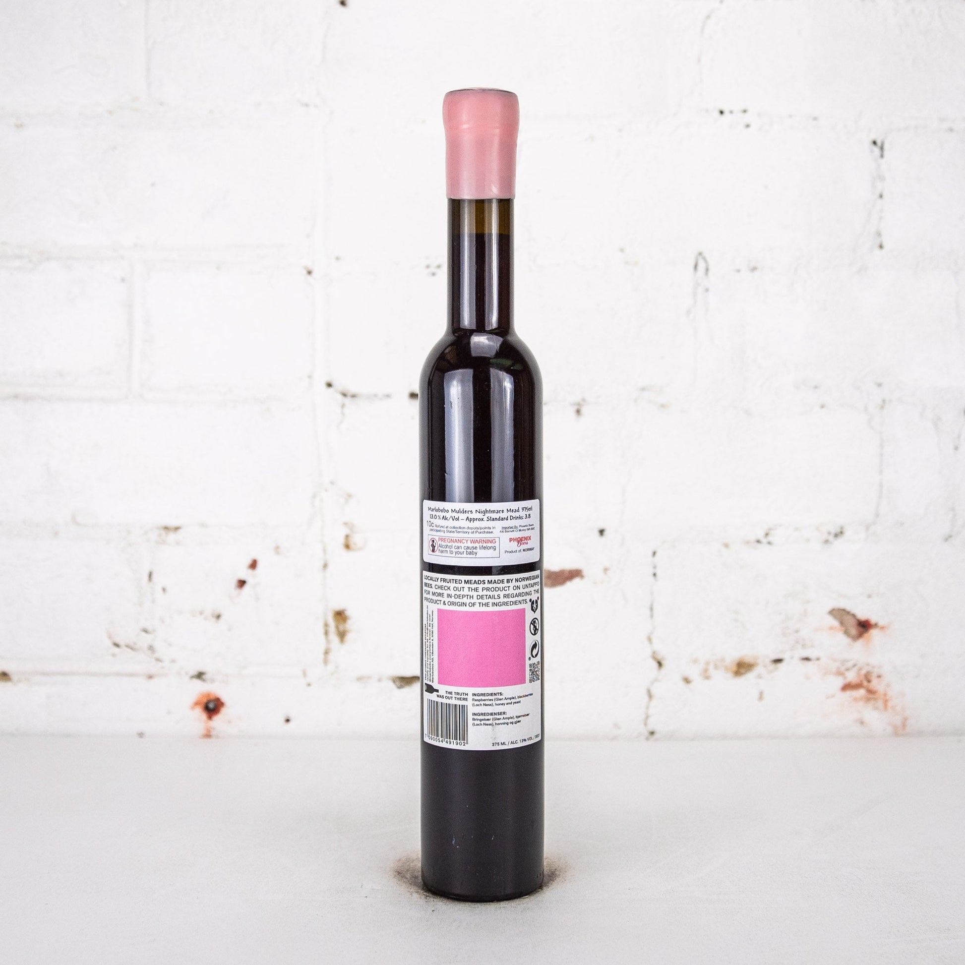 Marlobobo - Mulder's Nightmare 2021 Aquavit BA Blackberry & Raspberry Mead 375ml