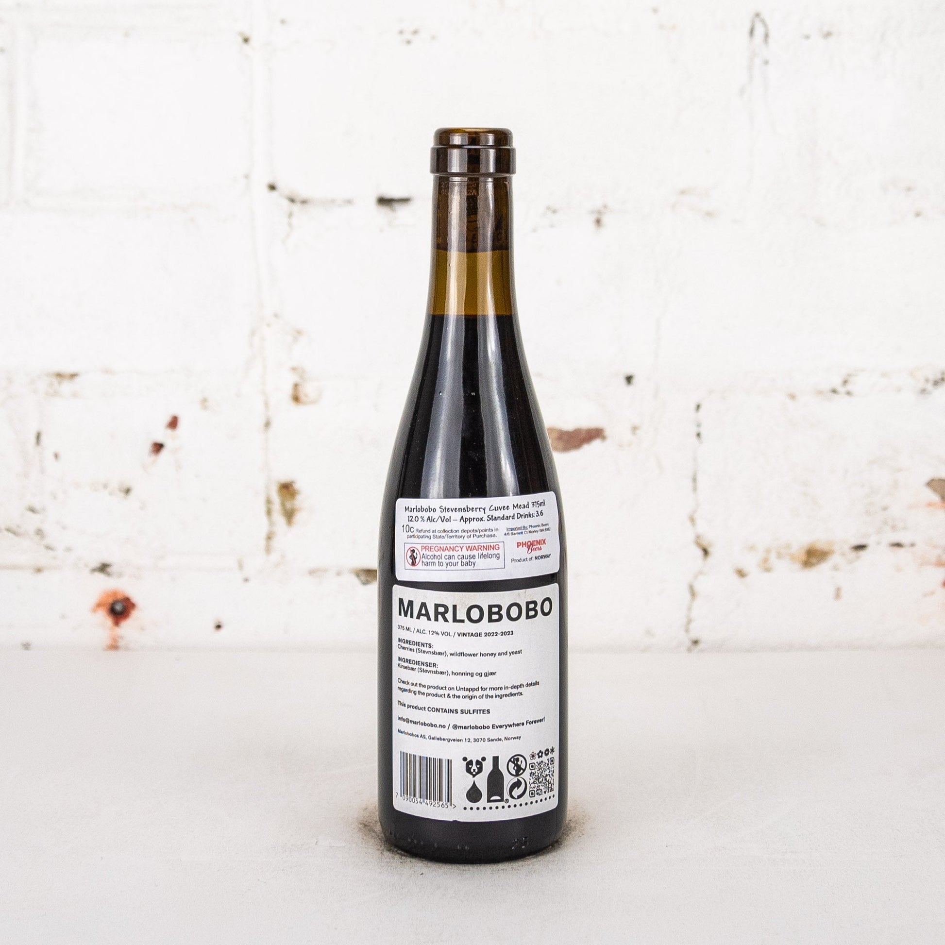 Marlobobo - Stevnsberry Cuvee 2022/2023 Cherry Mead 375ml