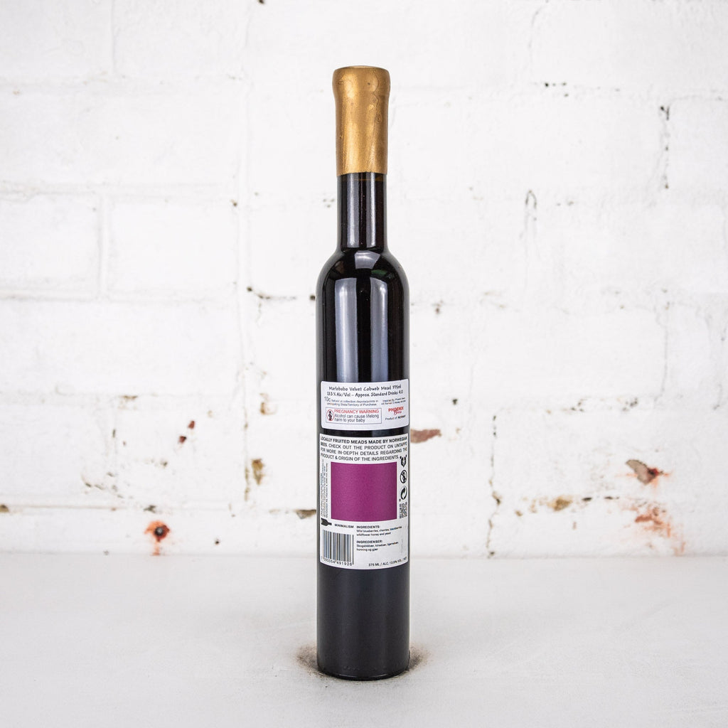 Marlobobo - Velvet Cobweb 2021 BBA Blueberry, Cherry and Blackberry Mead 375ml