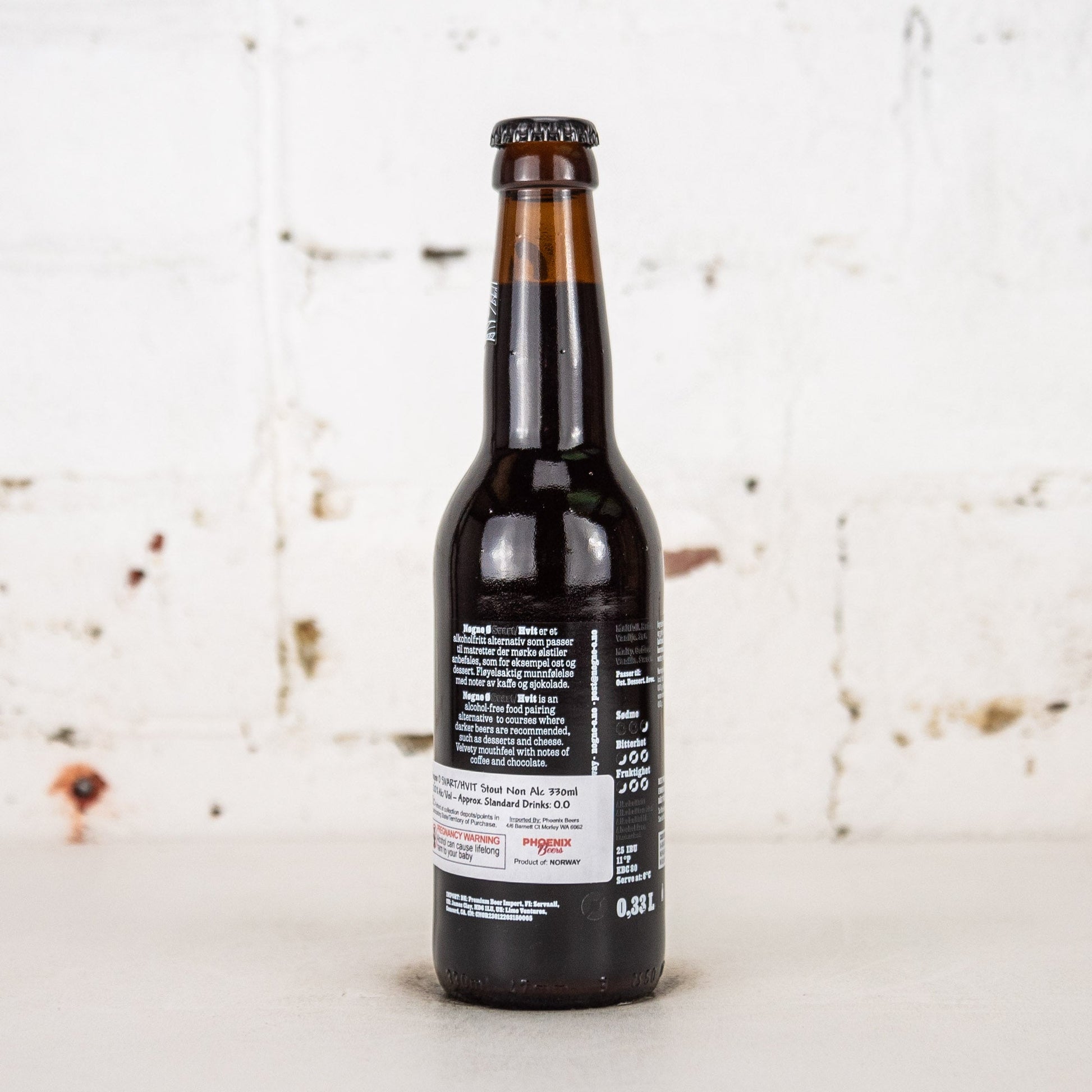 Nogne O - Svart/Hvit Non Alc Milk Stout 330ml