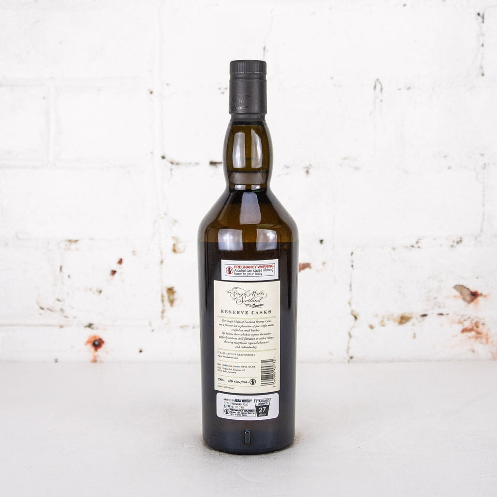 Single Malts of Scotland - Caol Ila 8 YO Reserve Casks 700ml