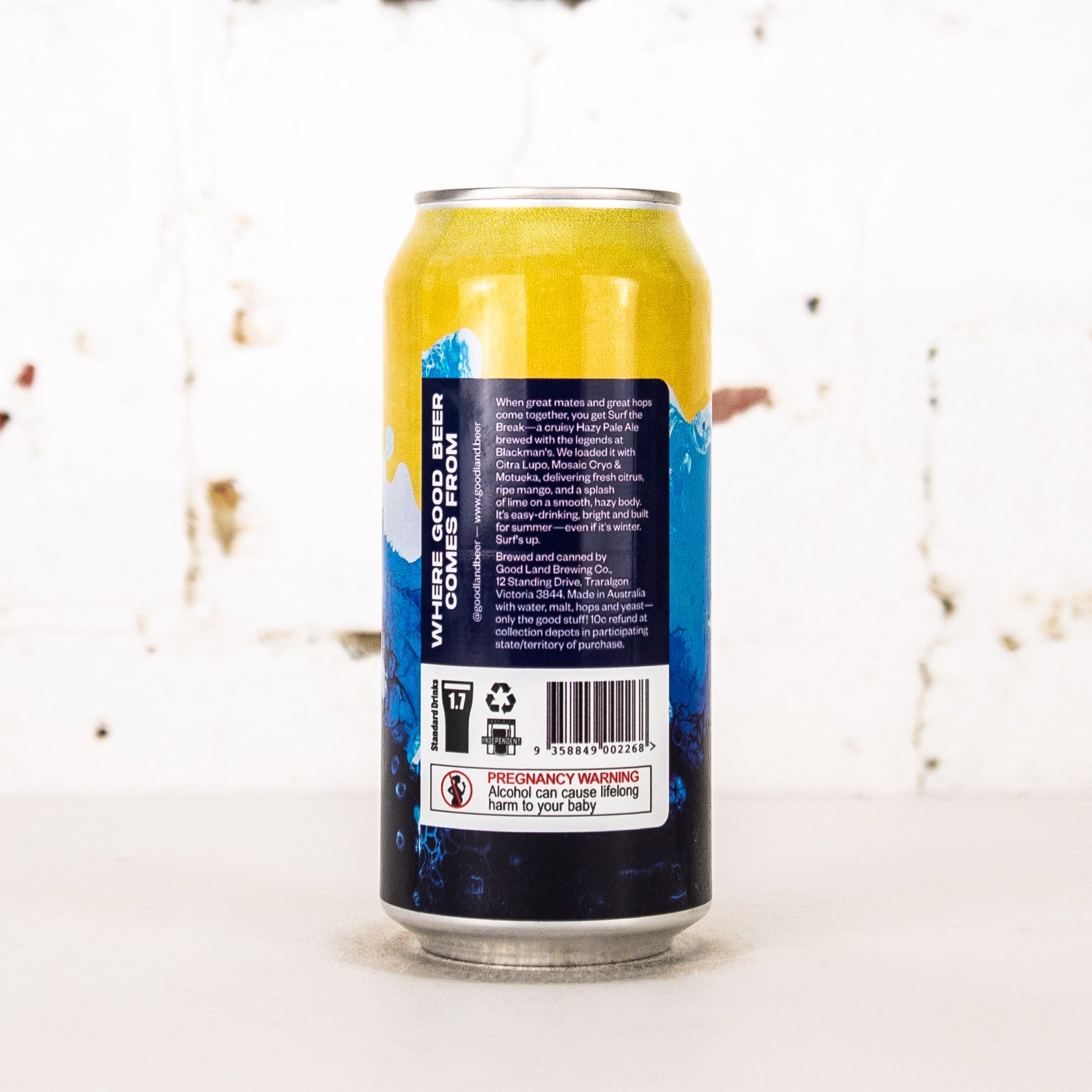 Good Land x Blackmans - 'Surf the Break' Hazy Pale