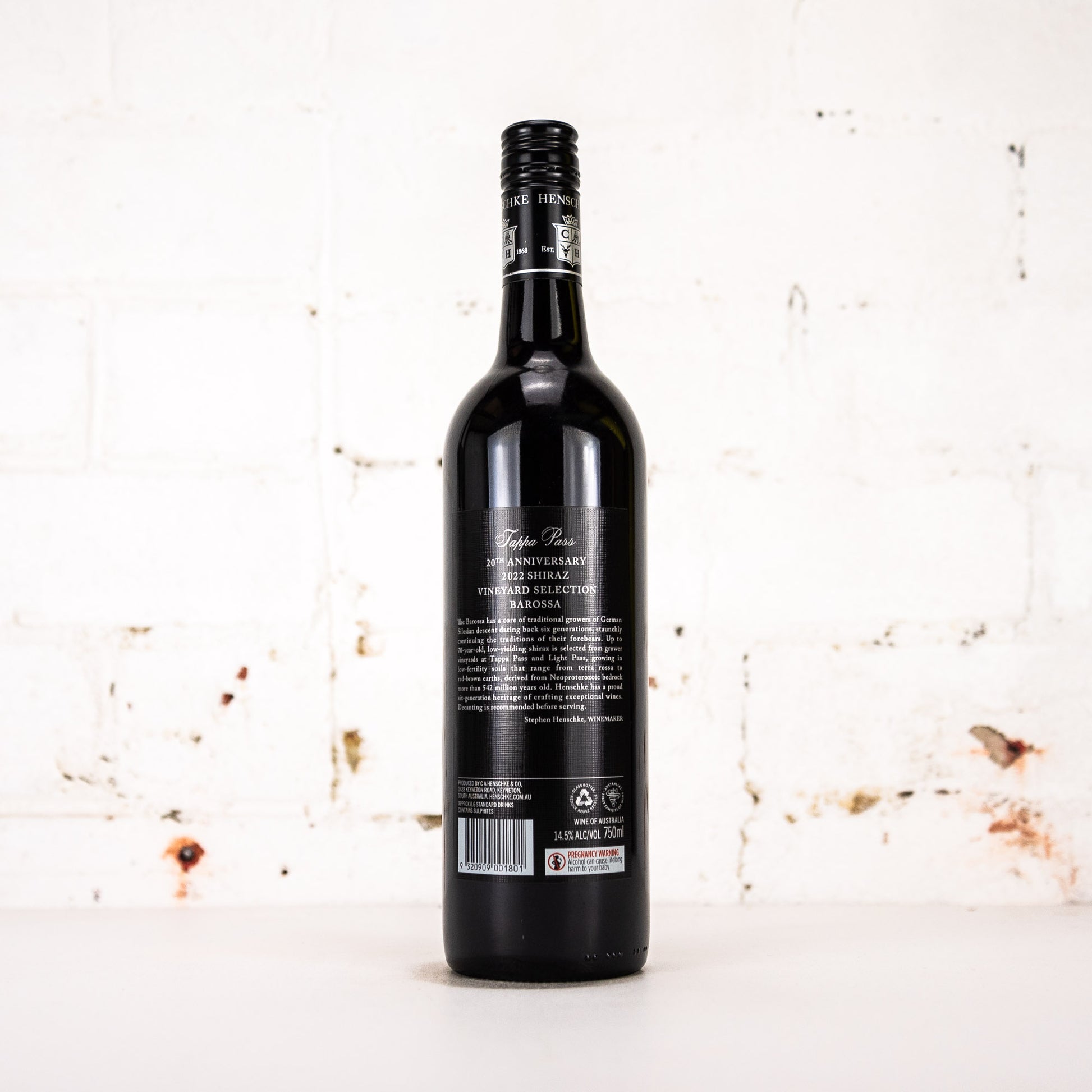 Henschke - Tappa Pass Shiraz 2022 750ml
