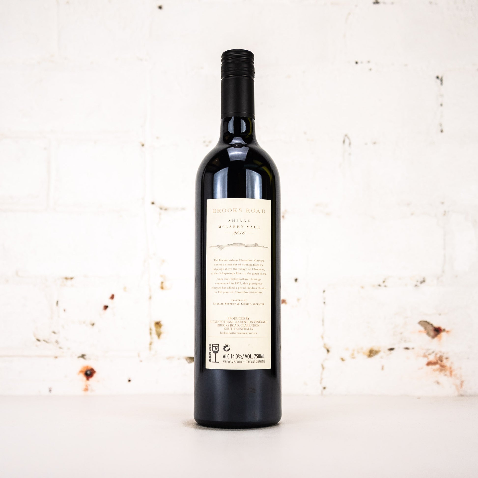 Hickinbotham - Brooks Road Shiraz 2016 750ml