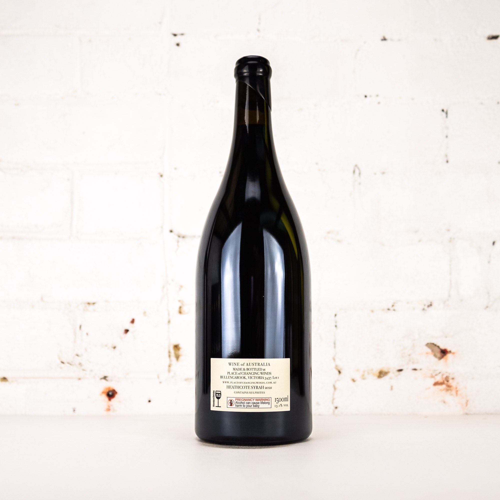 Place of Changing Winds - Heathcote Syrah 2021 1.5L