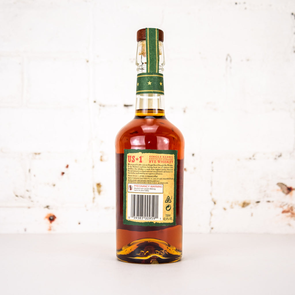 Michters - Single Barrel US1 Straight Rye Whiskey 700ml